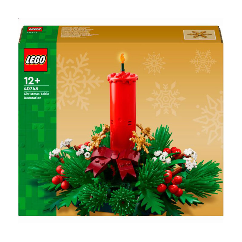 

Конструктор LEGO Iconic Декор для різдвяного столу, 433 деталі, від 12 років (40743)
