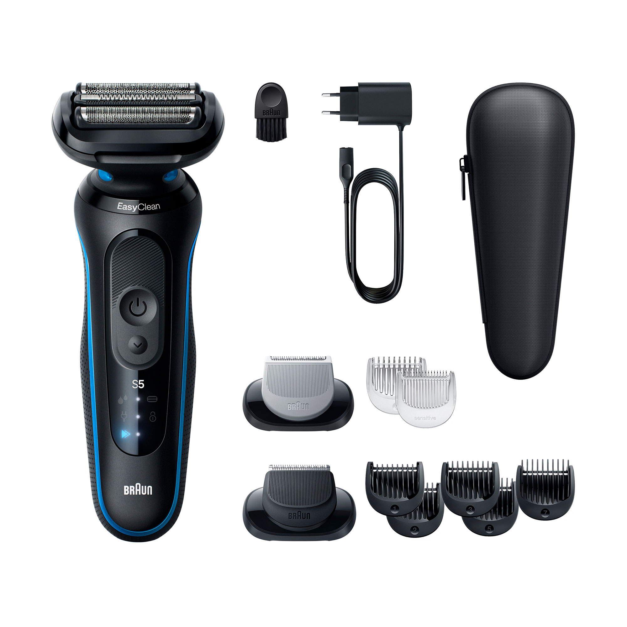

Електробритва Braun Series 5 52-B1650S, блакитна