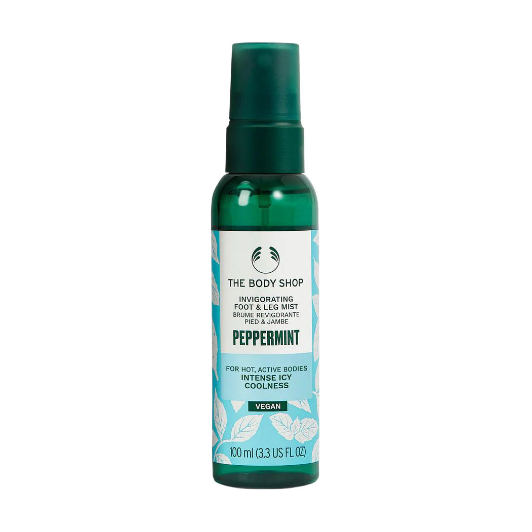 

Спрей для ніг та ступень The Body Shop Peppermint Invigorating Foot & Leg Mist Перцева м'ята, 100 мл