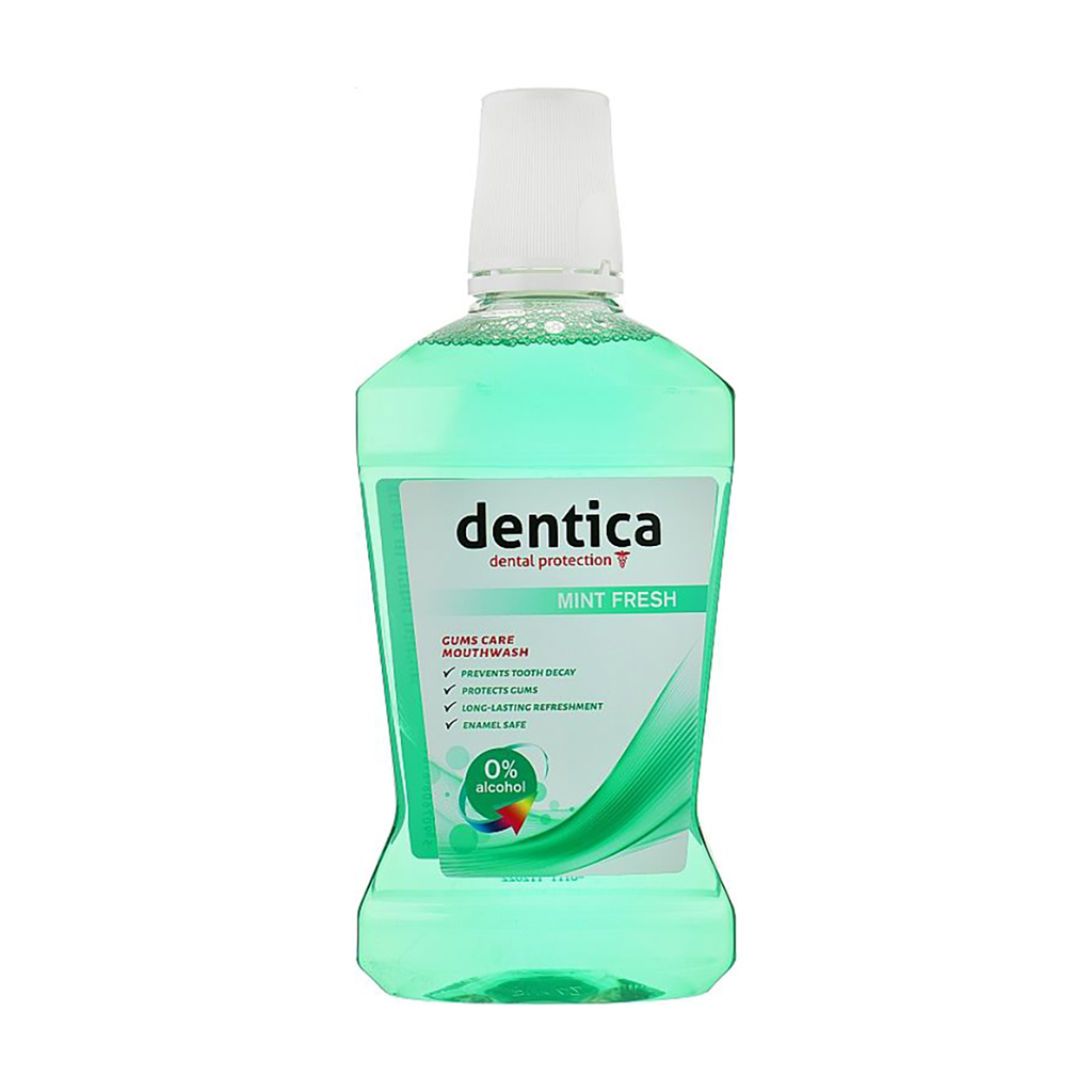 

Ополіскувач для ротової порожнини Dentica Dental Protection Mint Fresh, 500 мл