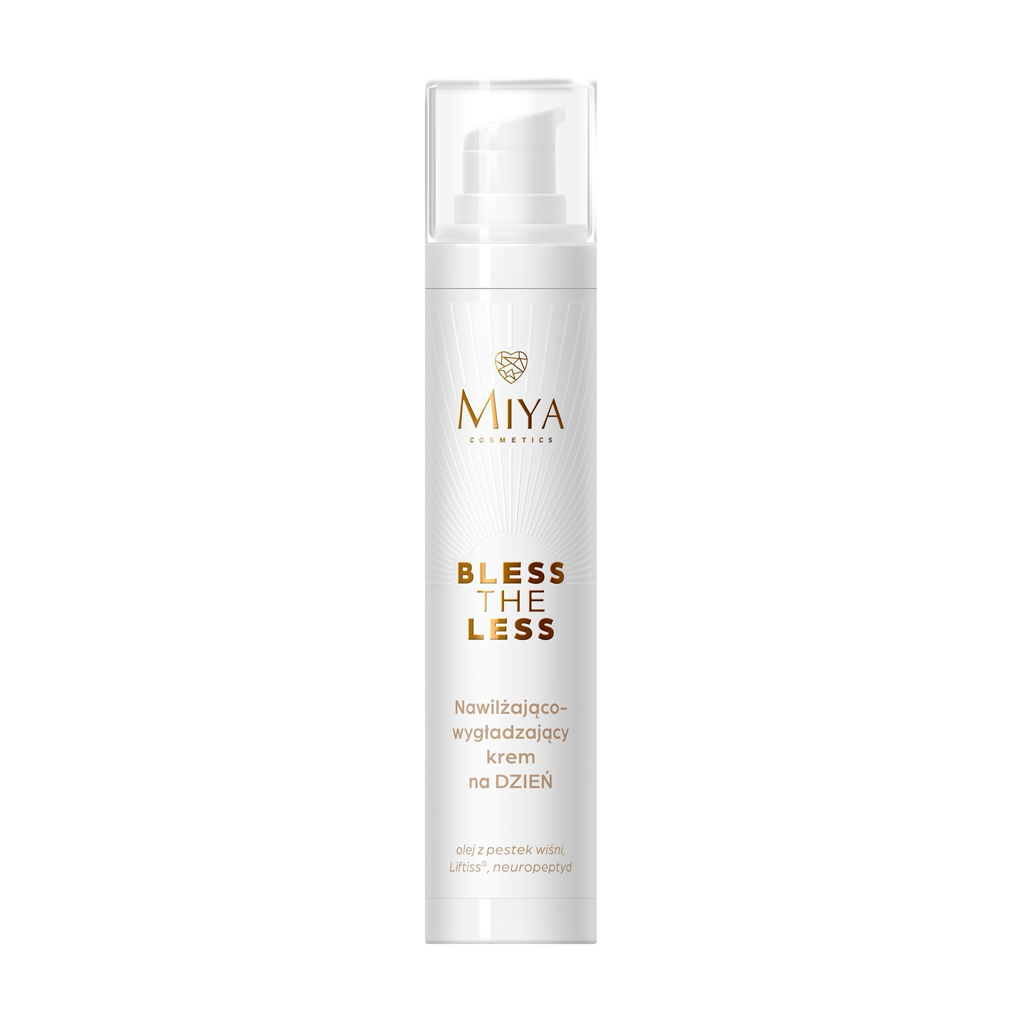 

Денний зволожувально-розгладжувальний крем для обличчя Miya Cosmetics Bless The Less, 50 мл