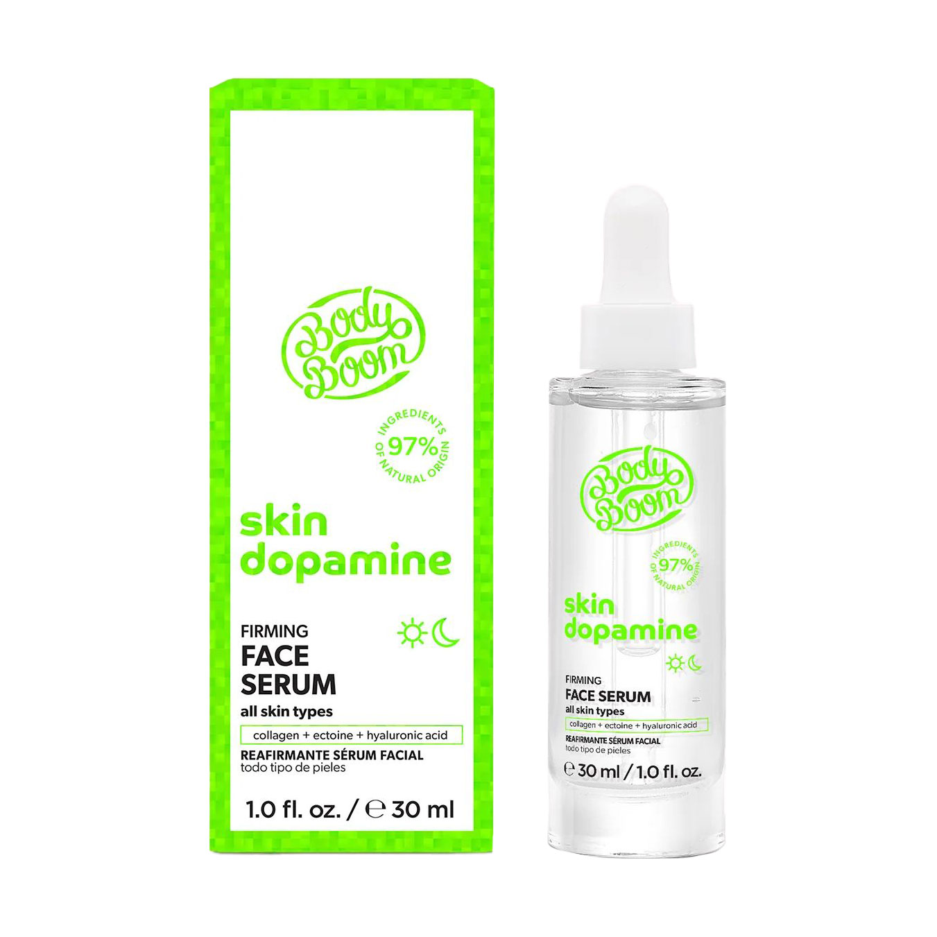 

Зміцнювальна сироватка для обличчя Body Boom Skin Dopamine Firming Face Serum для всіх типів шкіри, 30 мл