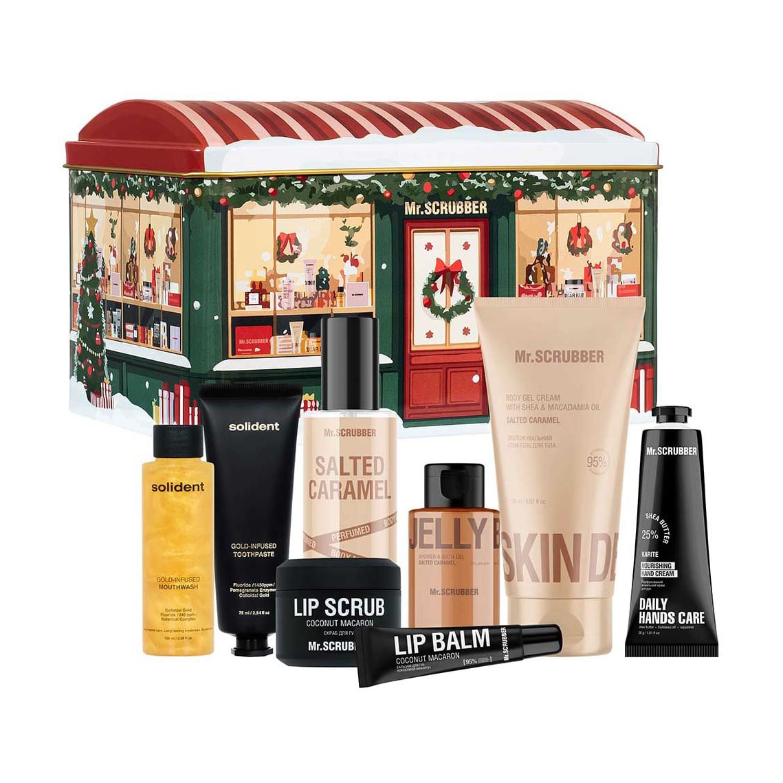 

Подарунковий набір Mr.Scrubber Christmas Miracle Shop, 8 предметів