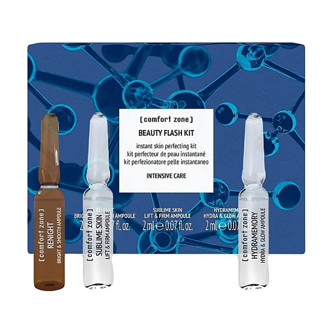 

Уцінка! Набір ампул для обличчя Comfort Zone Beauty Flash Kit Intensive Care, 3*2 мл