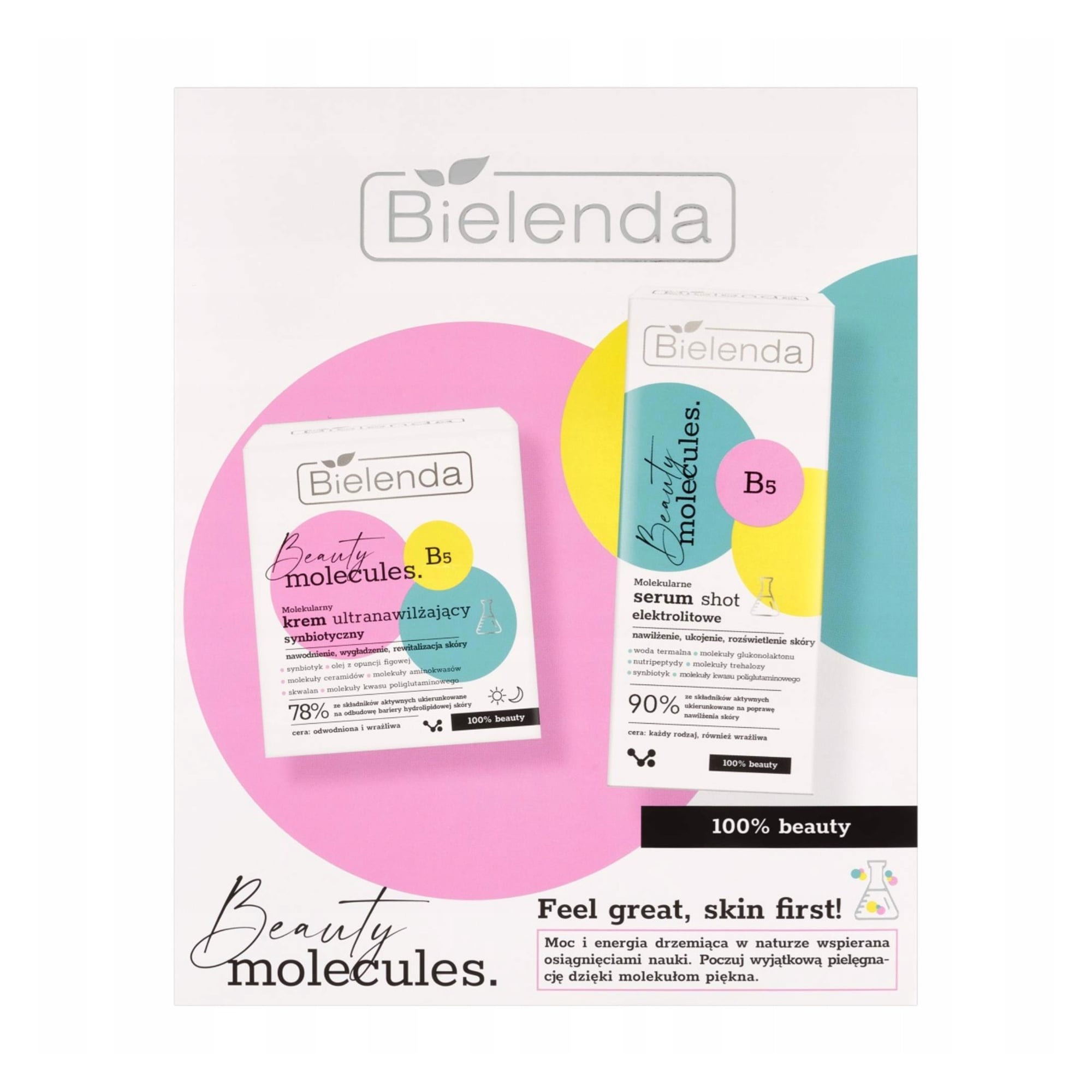 

Набір для обличчя Bielenda Beauty Molecules (крем, 50 мл + сироватка, 30 мл)