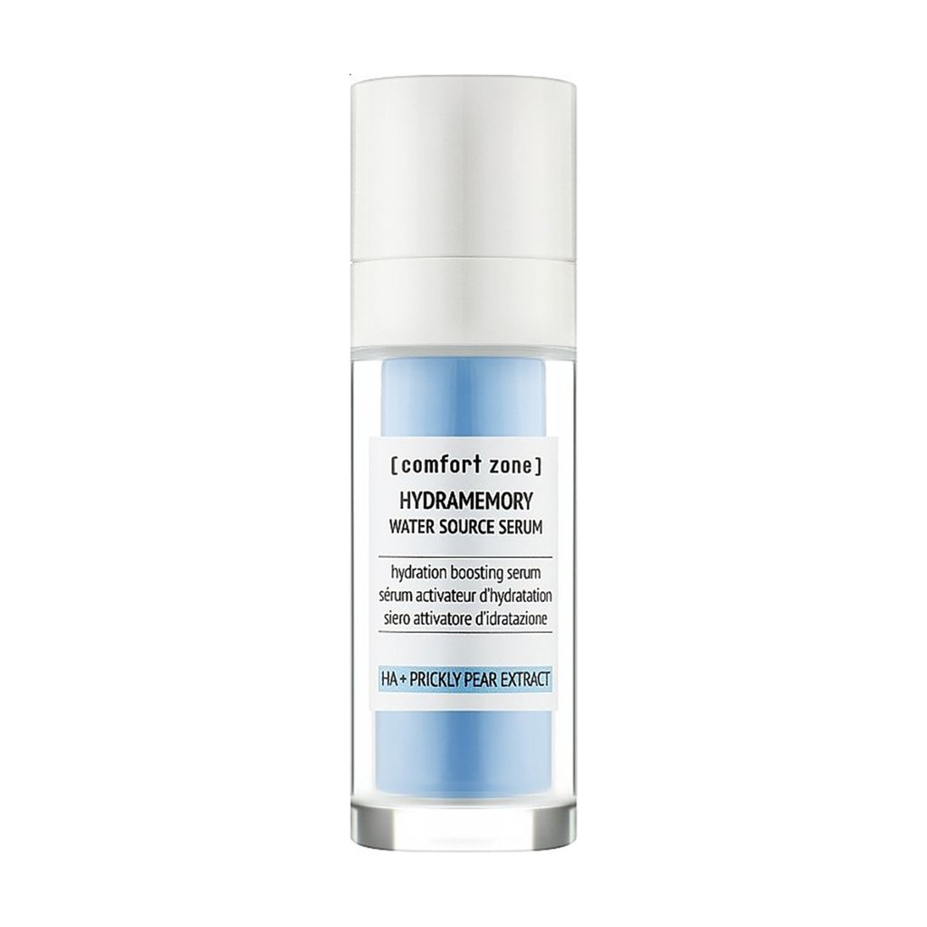 

Зволожувальна сироватка для обличчя Comfort Zone Hydramemory Water Source Serum для сяяння шкіри, з екстрактом опунції, 30 мл