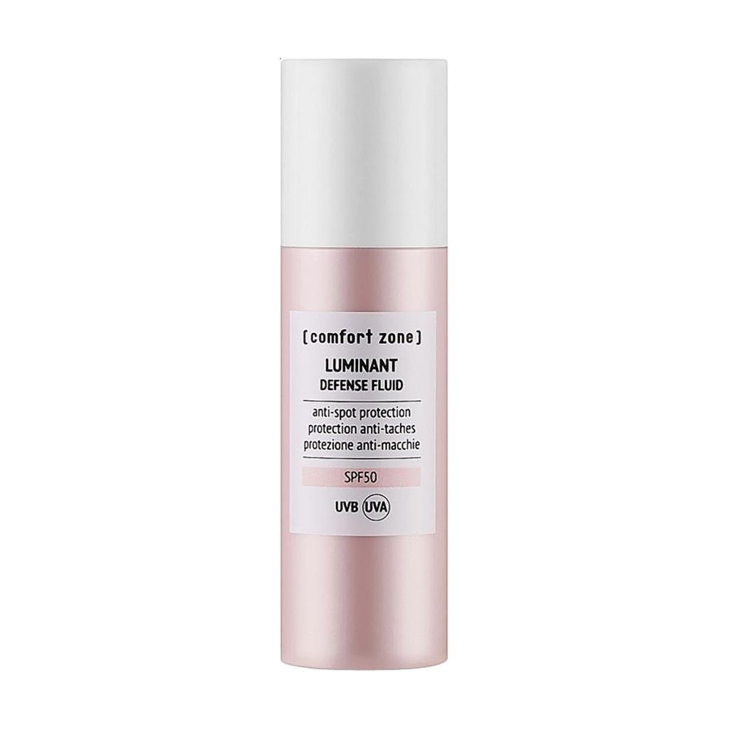 

Захисний флюїд для обличчя Comfort Zone Luminant Defense Fluid, SPF 50, проти пігментації, 30 мл