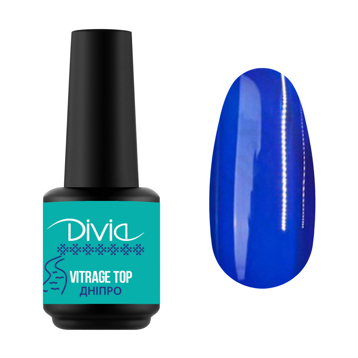 

Вітражний топ для гель-лаку Divia Vitrage Top, TN03-Дніпро, 7 мл
