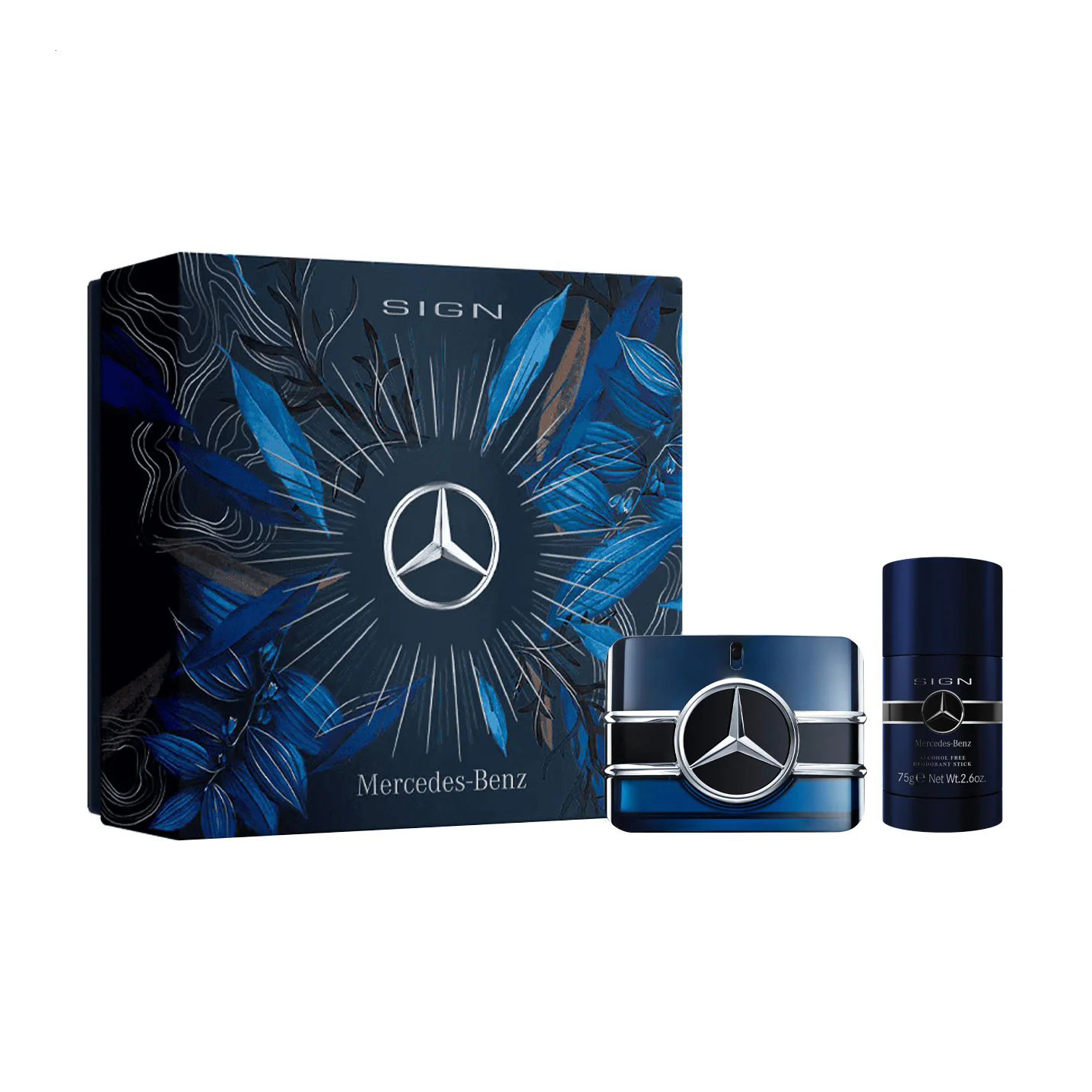 

Парфумований набір чоловічий Mercedes-Benz Sign Gift Set (туалетна вода, 100 мл + дезодорант-стік, 75 г)
