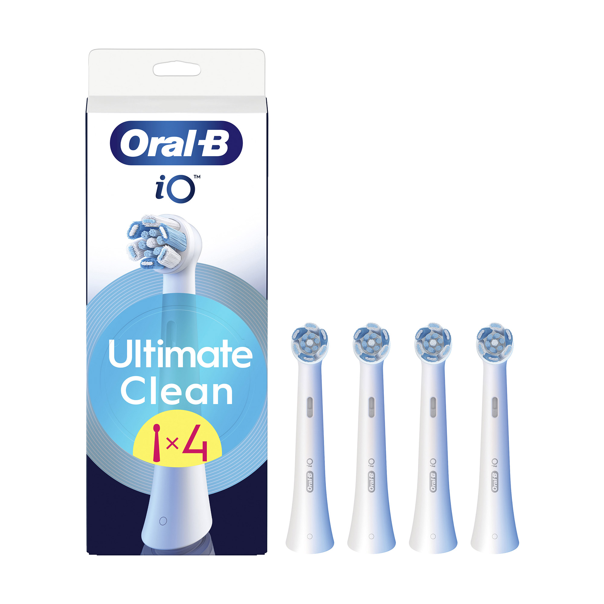 

Змінні насадки до електричної зубної щітки Oral-B iO Максимальне очищення, 4 шт