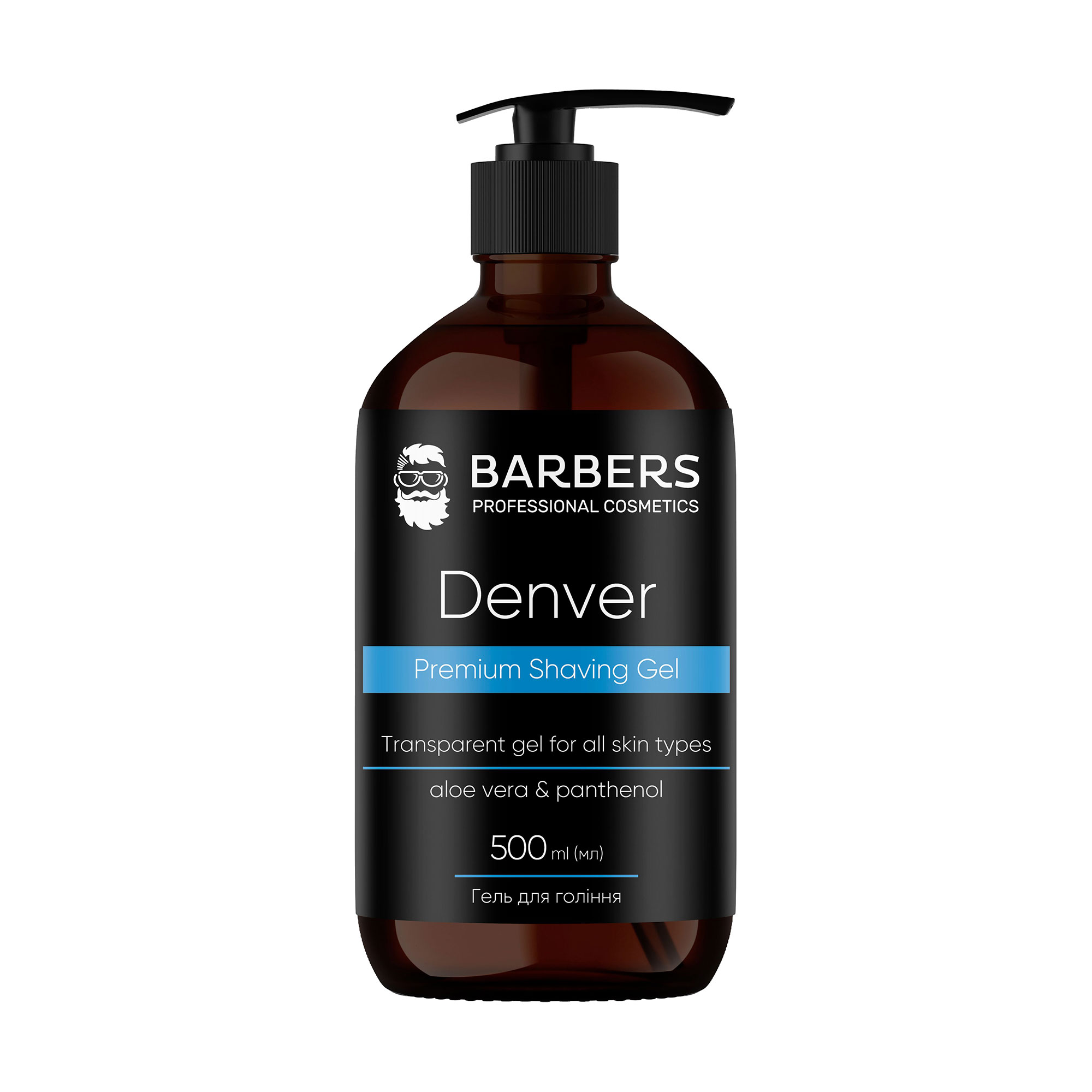 

Гель для гоління Barbers Denver Premium Shaving Gel, 500 мл