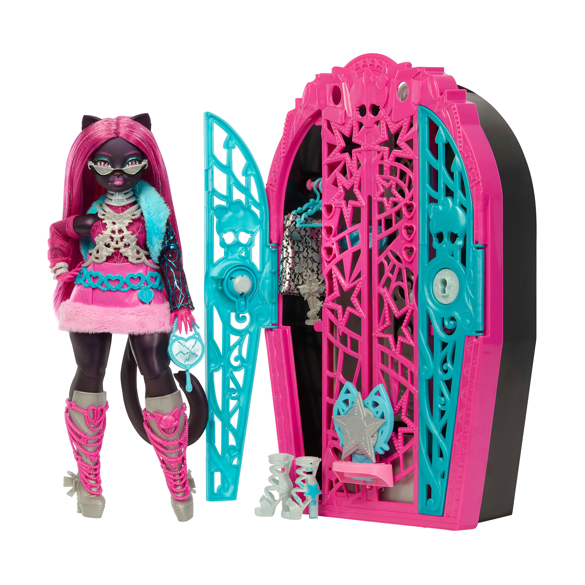 

Набір-сюрприз Monster High Таємниці Жахлівуда Жахо-секрети Кетті Нуар, від 4 років (JBG82)