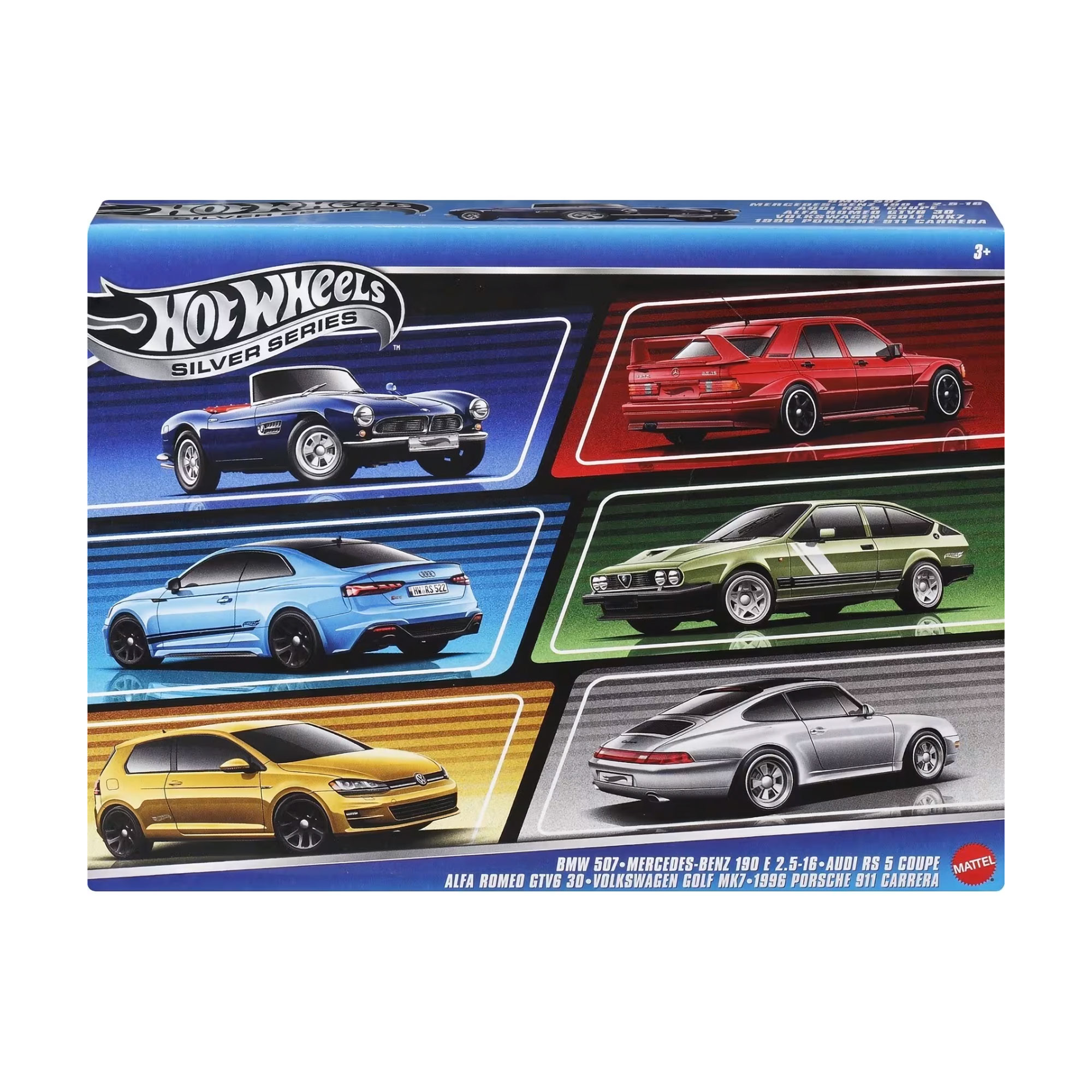 

Тематичний набір машинок Hot Wheels Дорогами Європи, від 3 років, 6 шт (JBY79)