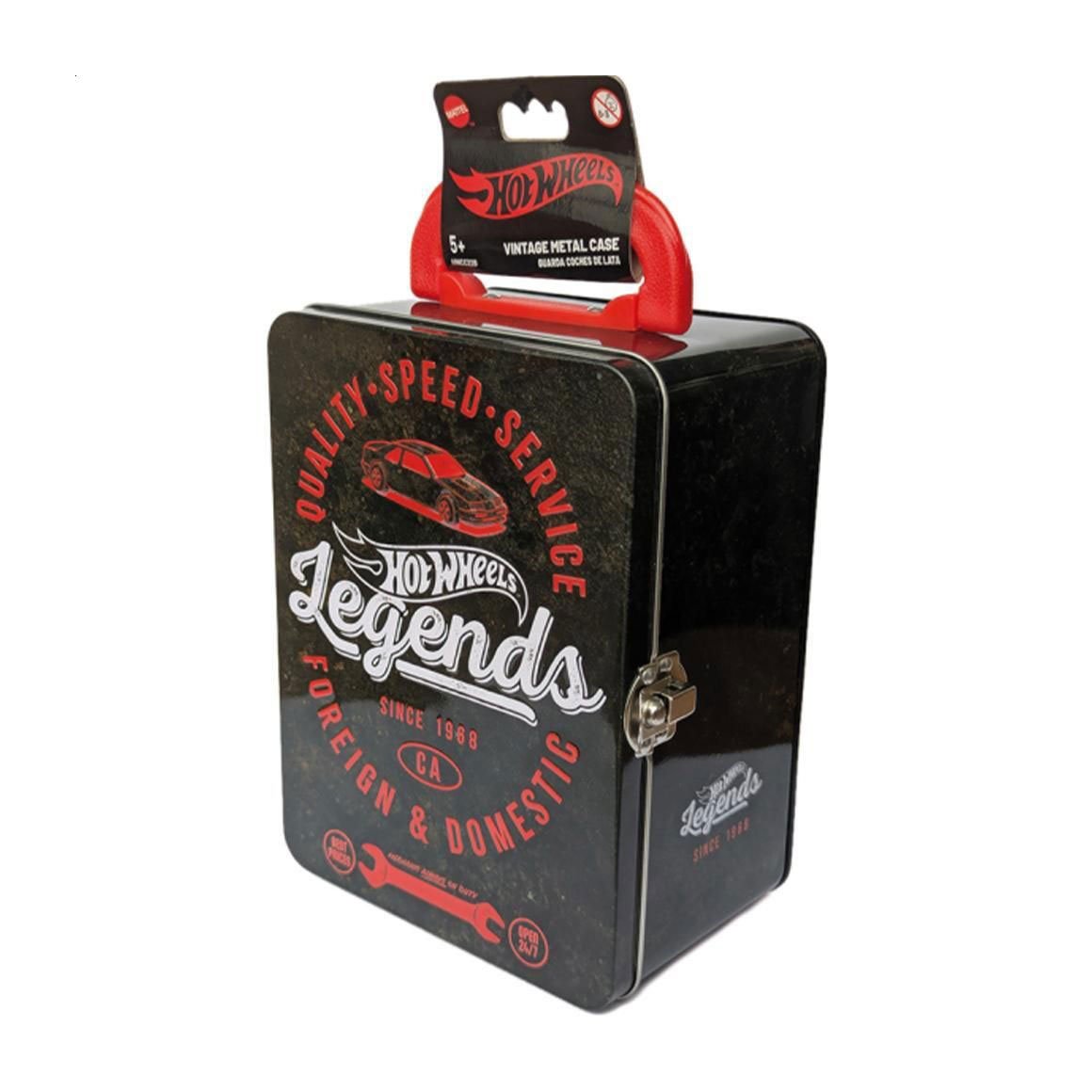 

Вінтажний контейнер для 18 машинок Hot Wheels Чорний, від 5 років (HWCC22B)