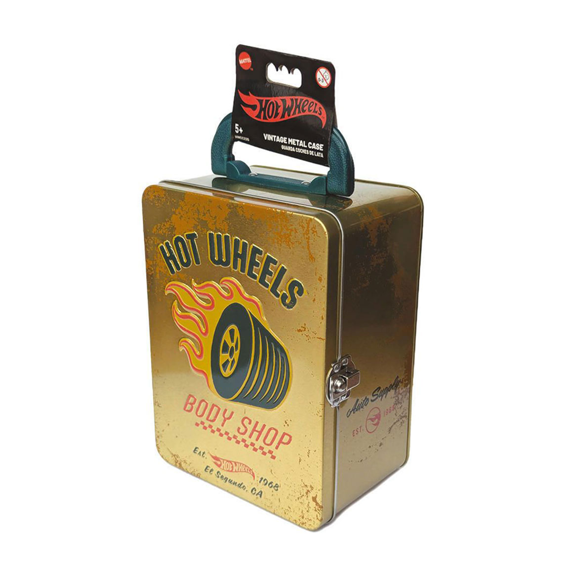 

Вінтажний контейнер для 18 машинок Hot Wheels Золотистий, від 5 років (HWCC22G)