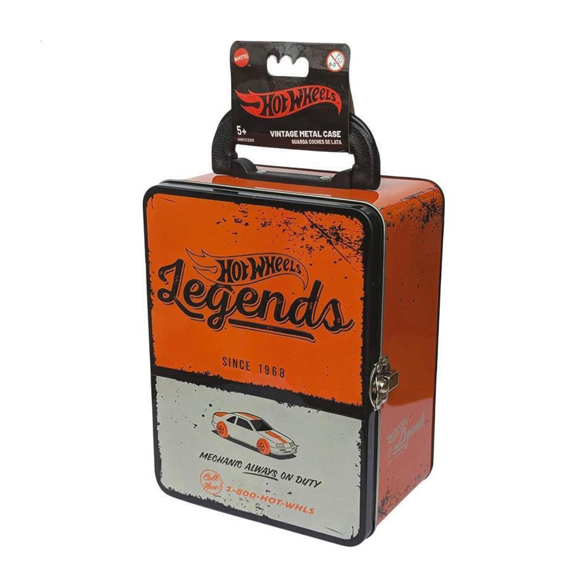 

Вінтажний контейнер для 18 машинок Hot Wheels Помаранчевий, від 5 років (HWCC22O)