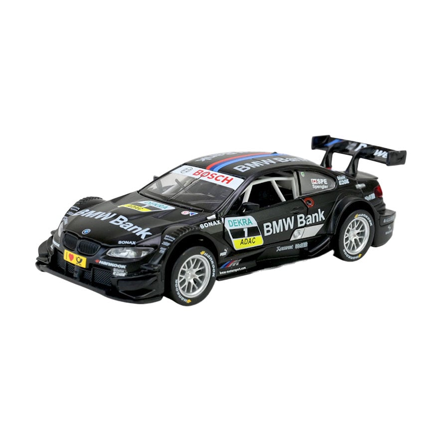 

Автомодель Автопром BMW M3 DTM, 1:32, у коробці, зі світлом та звуком, чорна, від 3 років, 15.5*6*4 см (68355(B))