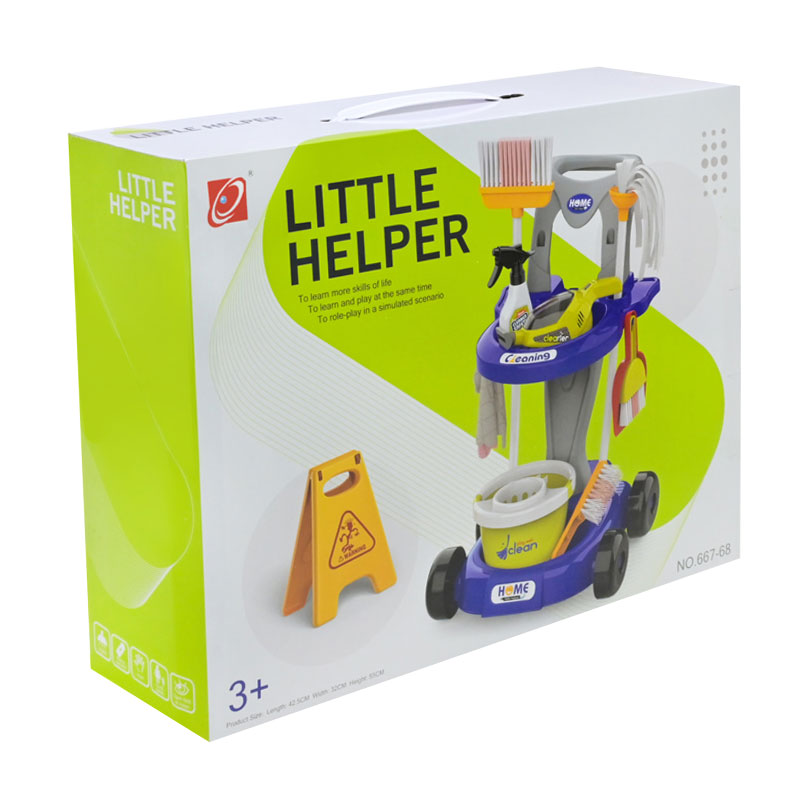 

Дитячий набір Shantou Jinxing Прибиральник, на батарейках, від 3 років, 20 елементів, 43*56*32 см (667-68)