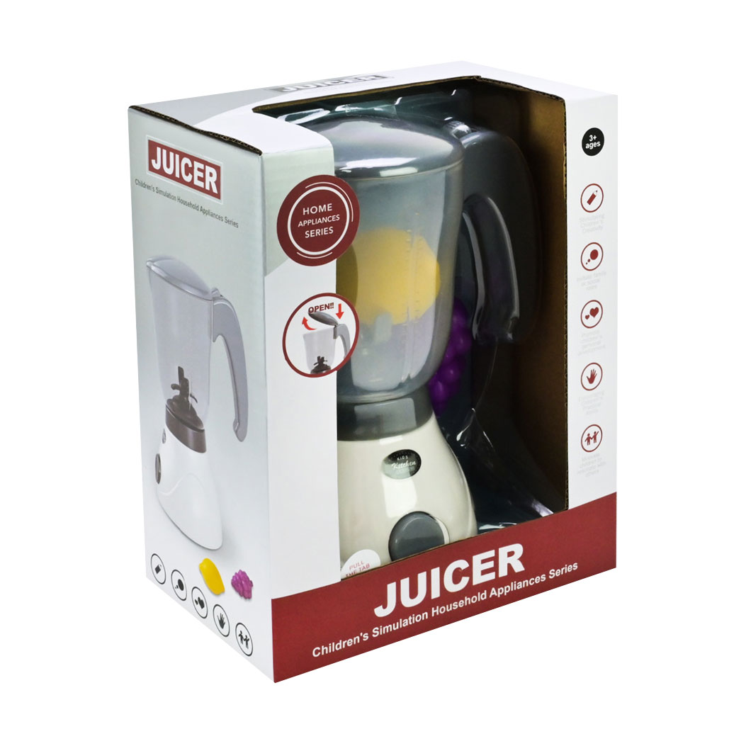 

Дитячий іграшковий набір Shantou Jinxing Побутова техніка, у коробці, від 3 років, 14*10*19 см (міксер, 1 шт + фрукти, 2 шт) (998-8L)