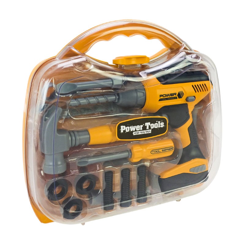 

Дитячий набір інструментів Shantou Jinxing у валізі, від 3 років, 29.5*27*7.5 см, 19 предметів (T028)