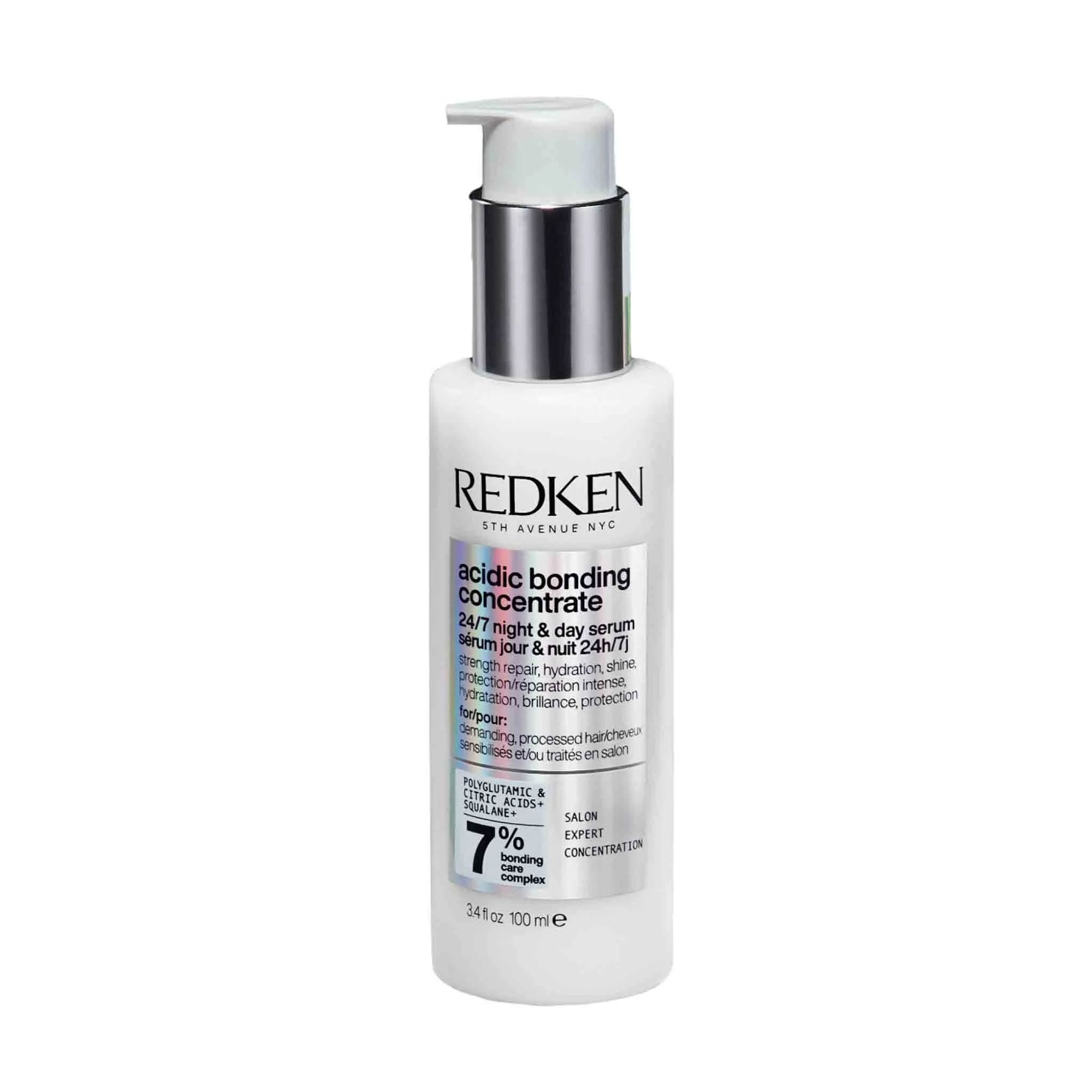 

Денна та нічна сироватка 24/7 Redken Acidic Bonding Concentrate 24/7 Night & Day Serum для інтенсивного догляду за хімічно обробленим та пошкодженим волоссям, 100 мл