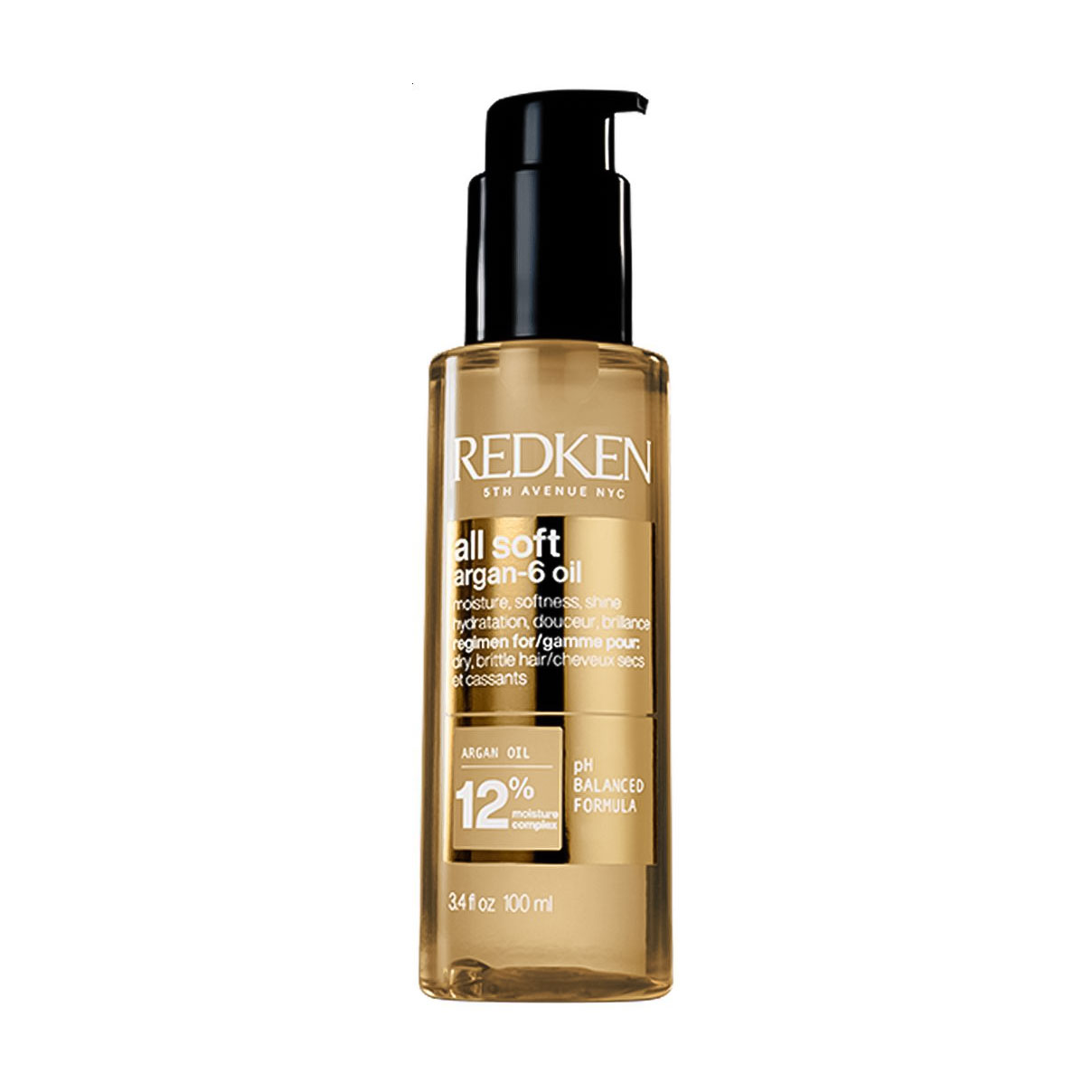 

Олійка Redken All Soft Argan-6 Oil для блиску сухого та ламкого волосся, з арганом, 100 мл