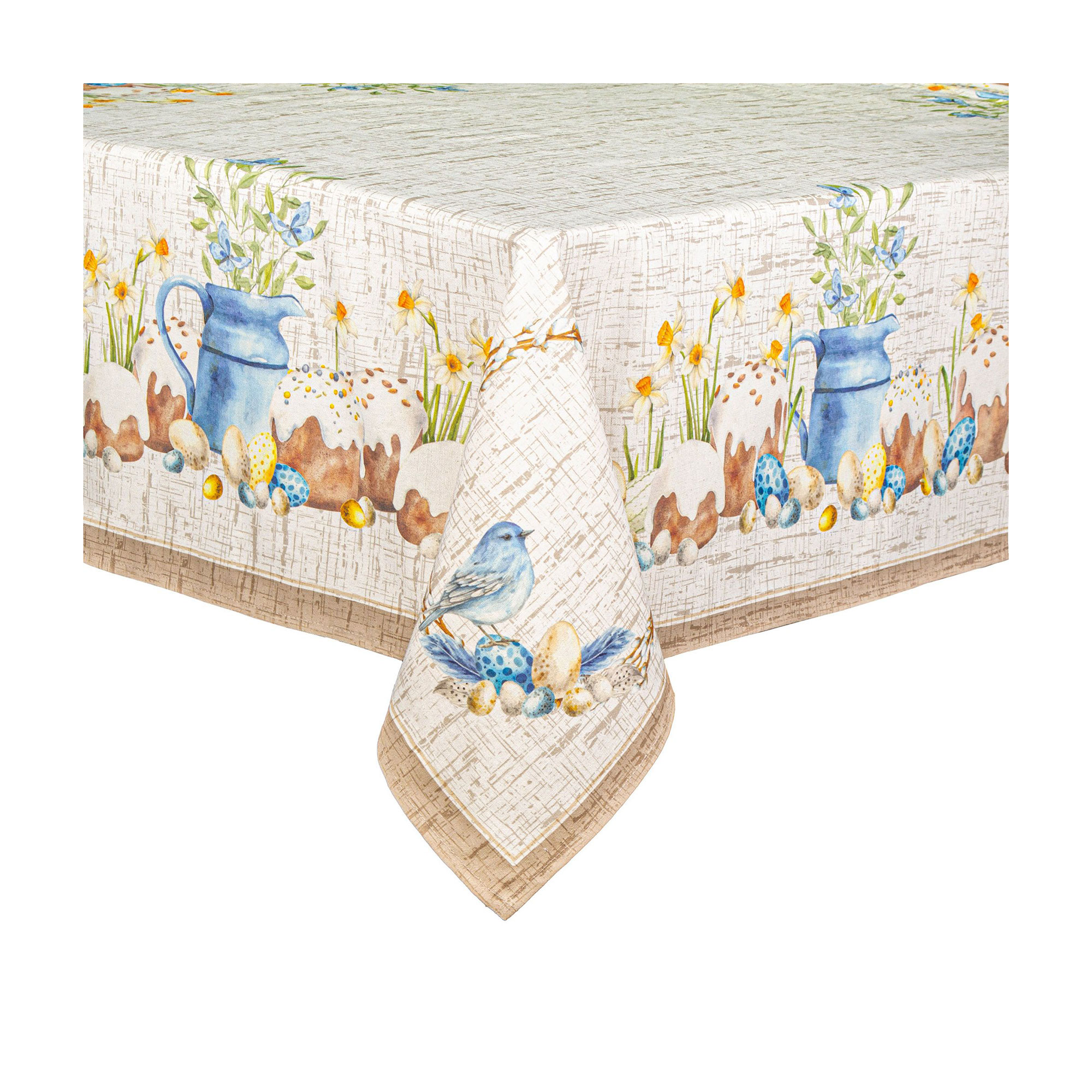 

Кухонна скатертина Home Line Блакитний глечик, 120*150 см (напівпанама) (192519)