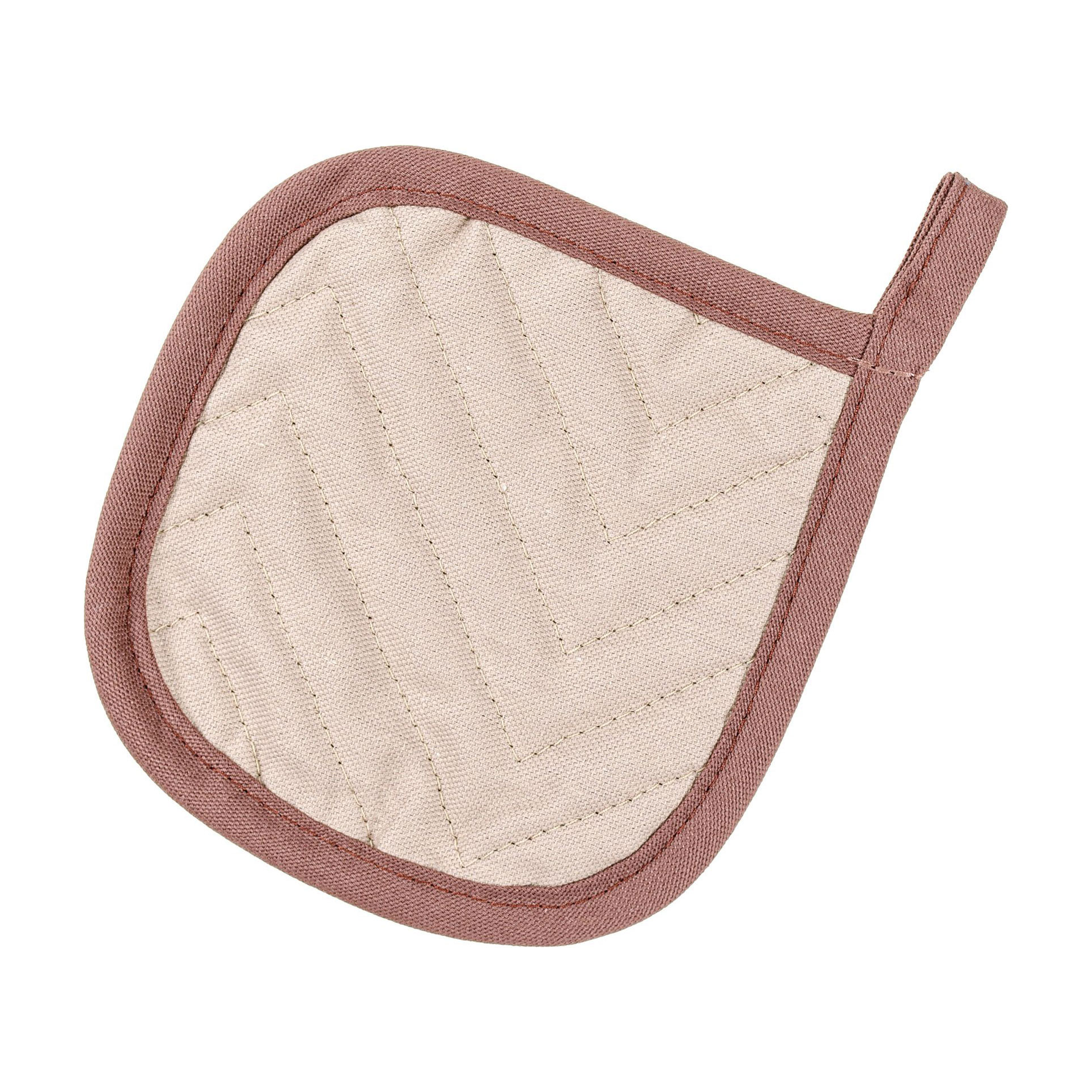 

Прихватка кухонна Home Line сіро-бежева, напівпанама, 15*15 см (186604)