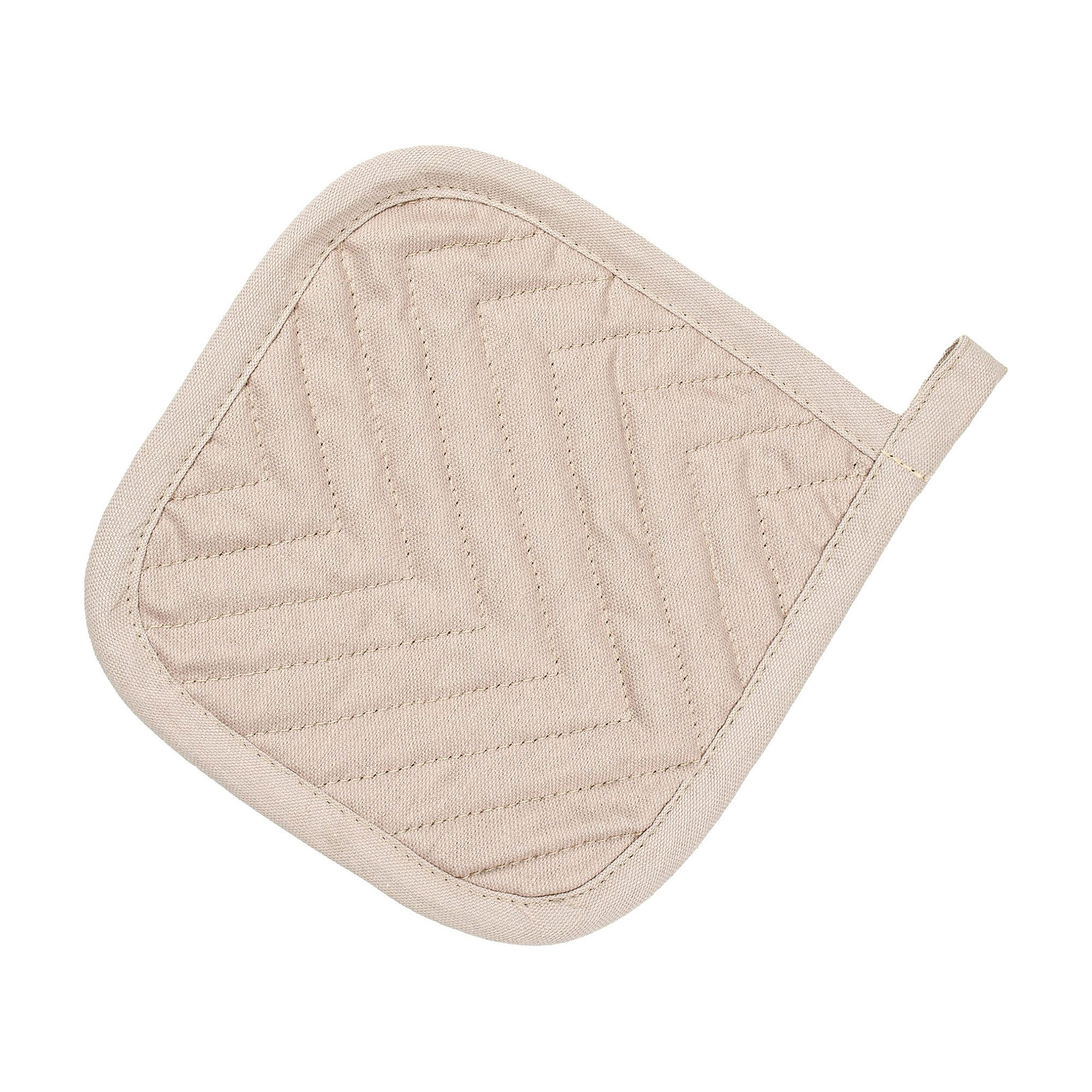 

Прихватка кухонна Home Line коричневий та сіро-бежевий, напівпанама, 20*20 см (186605)