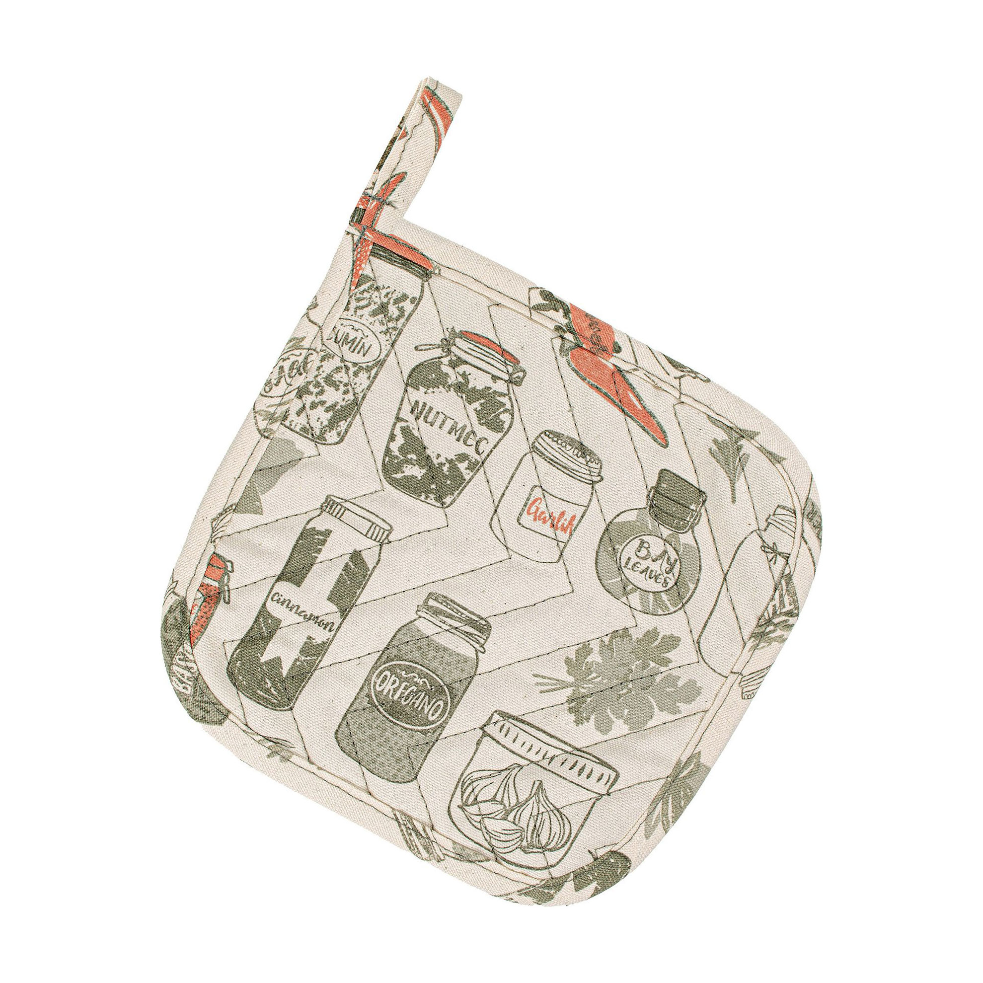 

Прихватка кухонна Home Line Спеції, світлий авокадо, напівпанама, 20*20 см (185710)