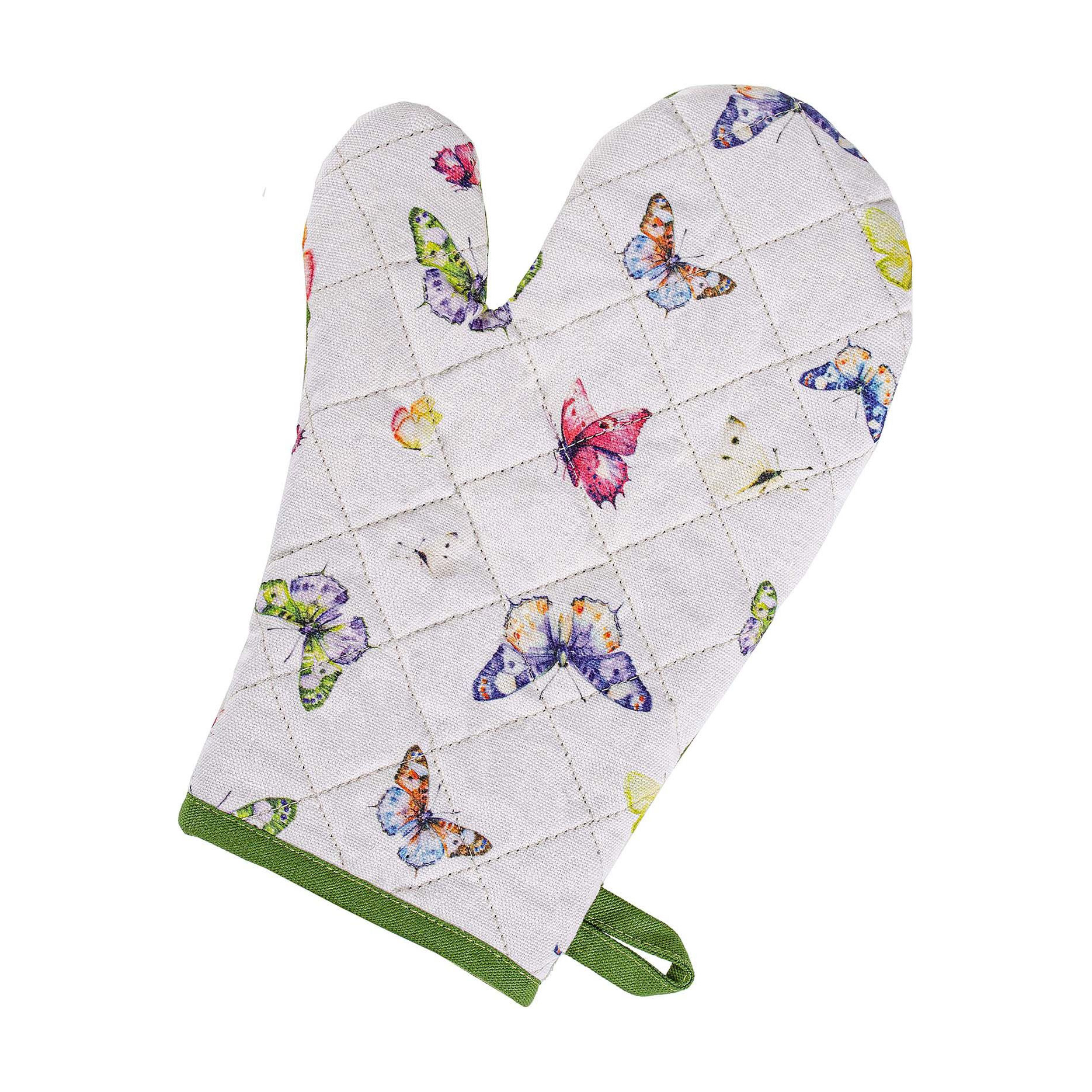 

Рукавичка кухонна Home Line Весна, трав'яний-зелений, напівпанама, 18*28 см (194026)