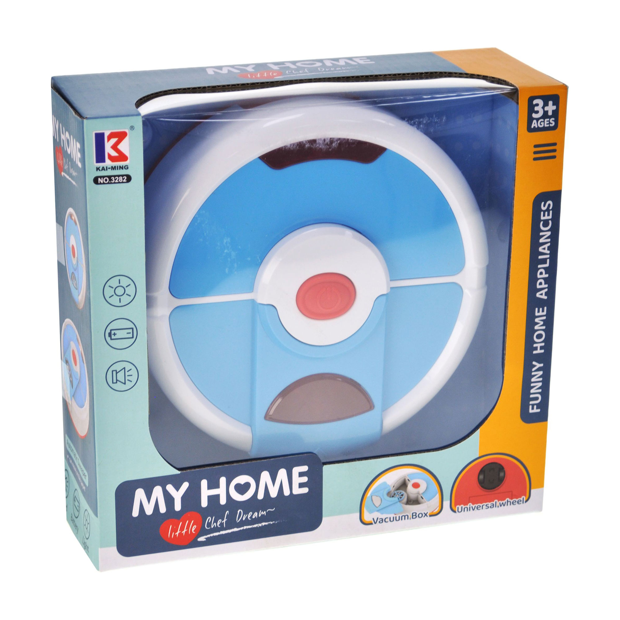 

Дитячий робот-пилосос YG Toys на батарейках, в коробці, від 3 років, 22*8*21 см (3282)