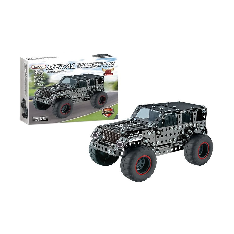 

Конструктор металевий YG Toys Джип, 96 деталей, від 8 років, 34.5*6*26.5 см (869-9)