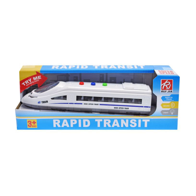 

Дитяча іграшка YG Toys Електричка, інерційна, озвучена, зі світлом, в коробці, від 3 років, 27*7,5*10 см (RJ051)