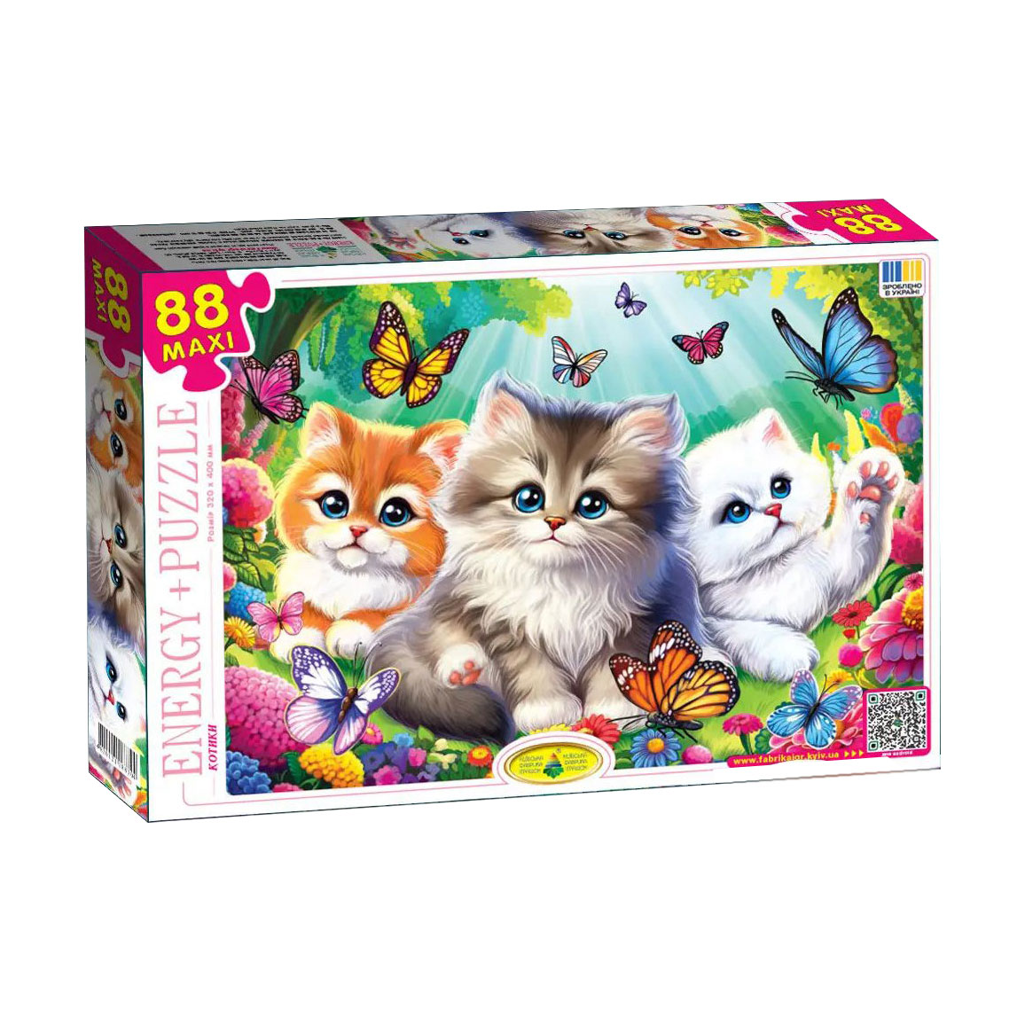 

Пазли Київська Фабрика Іграшок Котики, 88 елементів, від 5 років (Паз6545)