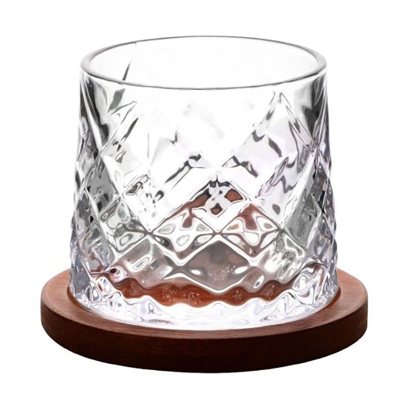 

Склянка Viva Shtox Romb з бамбуковою підставкою, прозора, 280 мл (B060708)