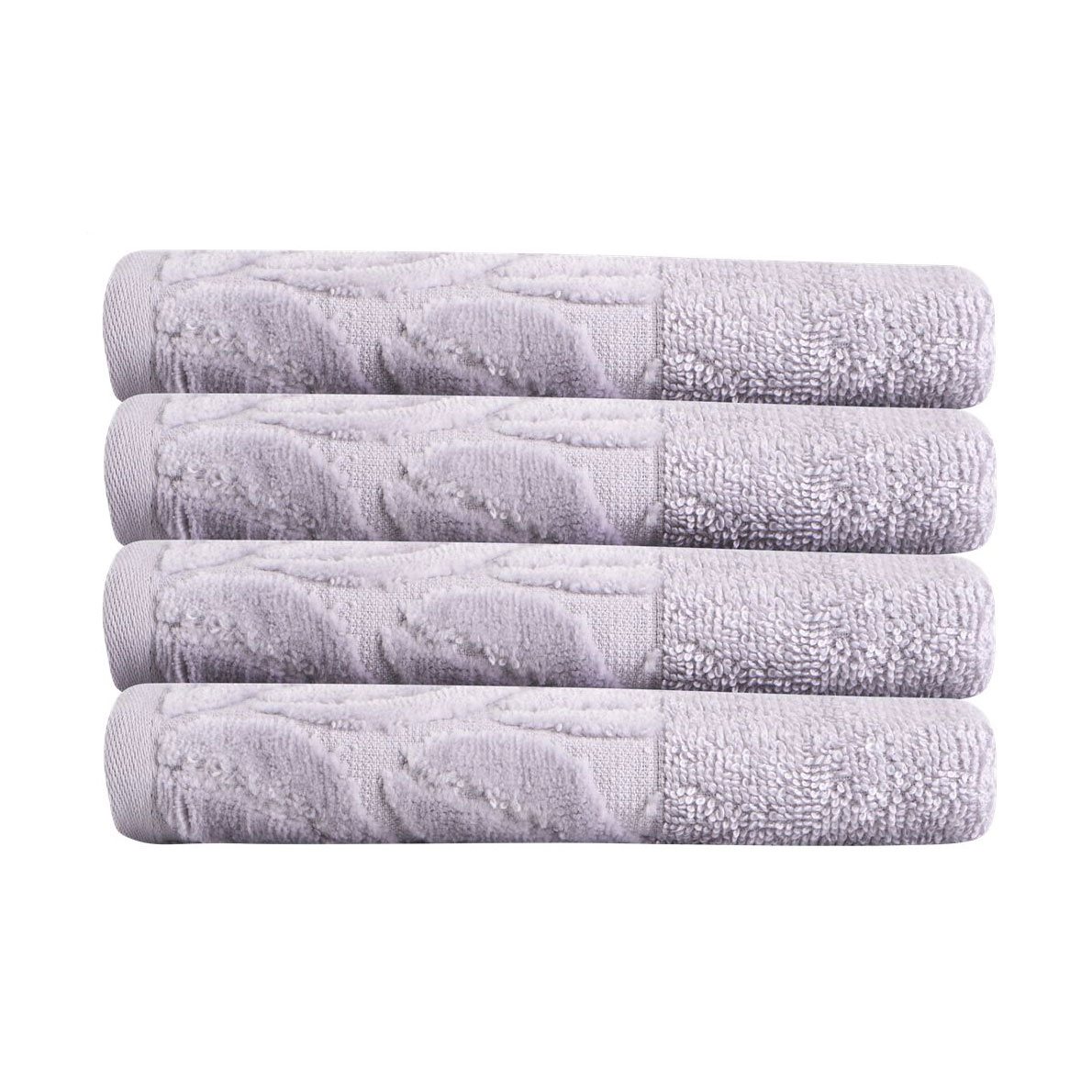 

Набір банних рушників бавовняних Soho Leaves Gray, 30*50 см, 4 шт (7085750)