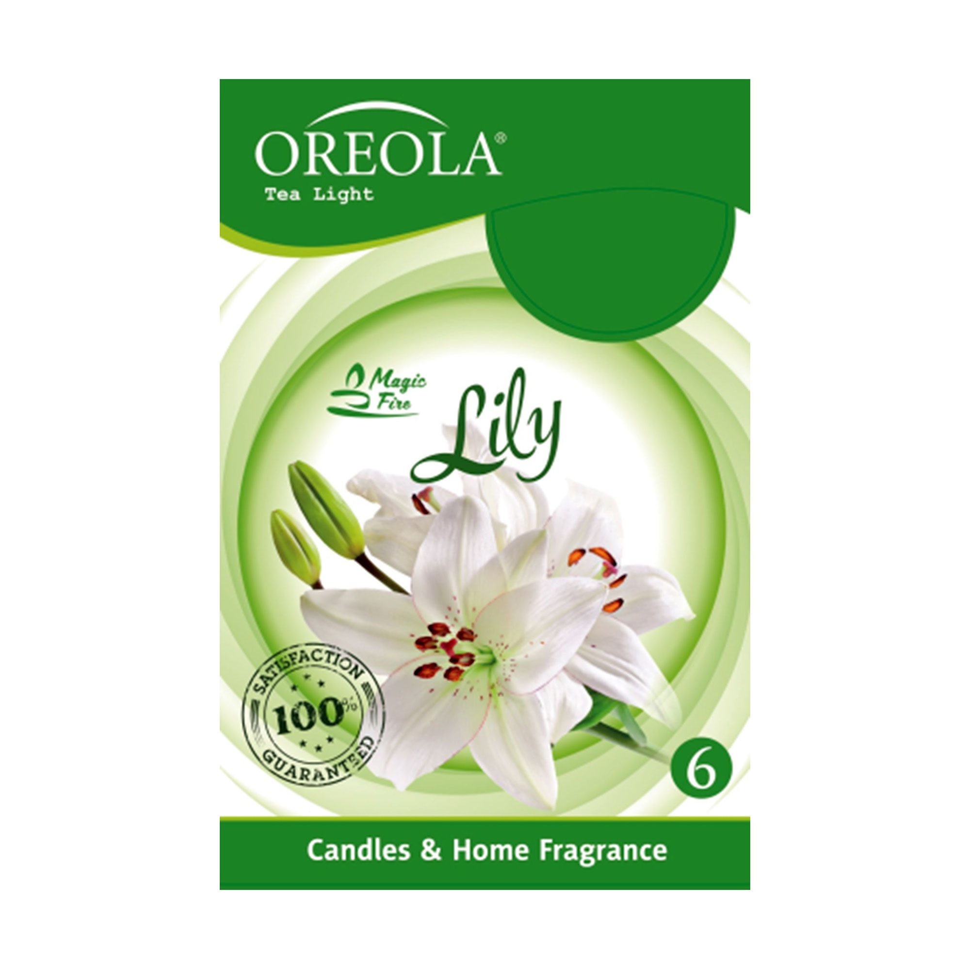 

Ароматична свічка Oreola Lily, 6 шт