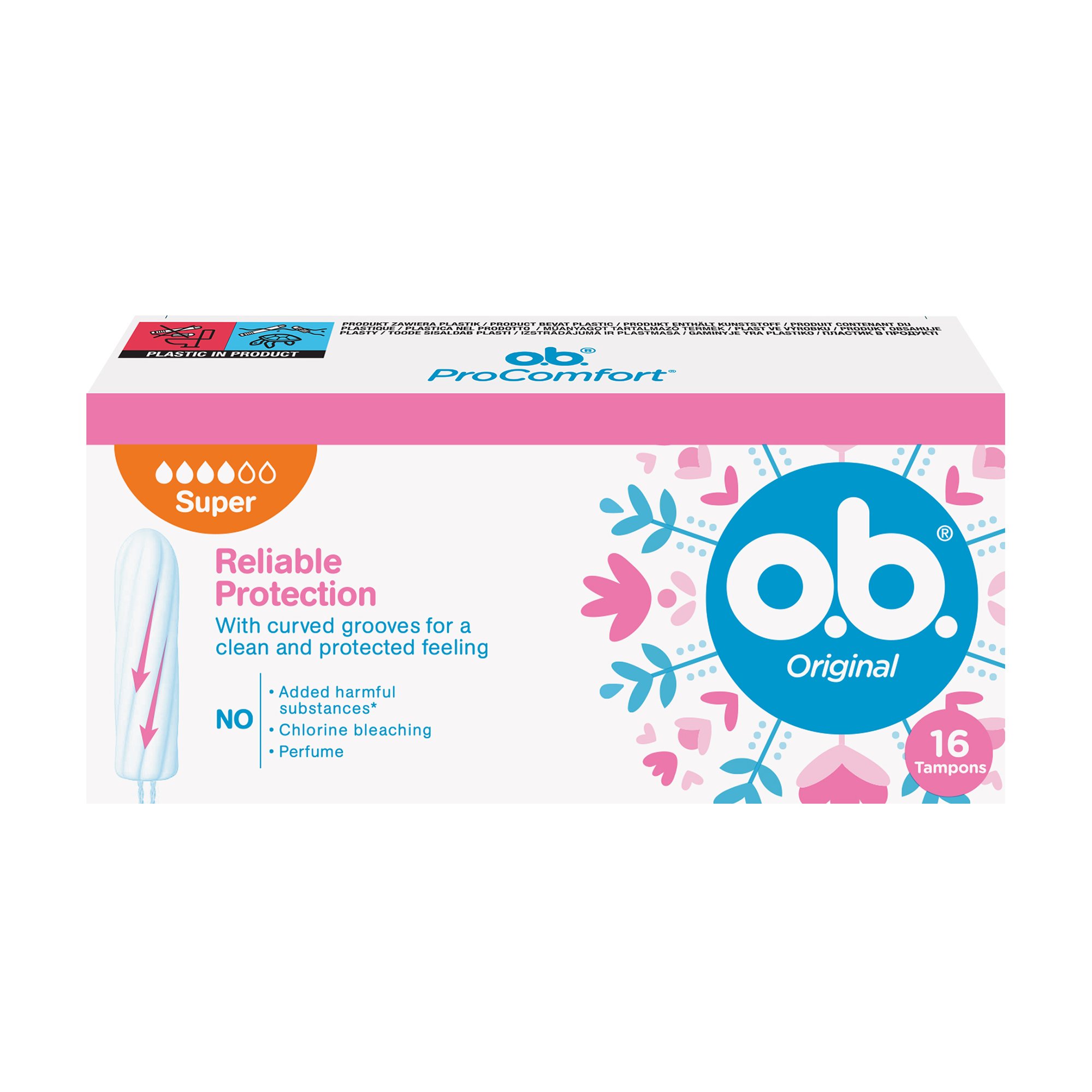 

Тампони o.b. Original Super, 16 шт