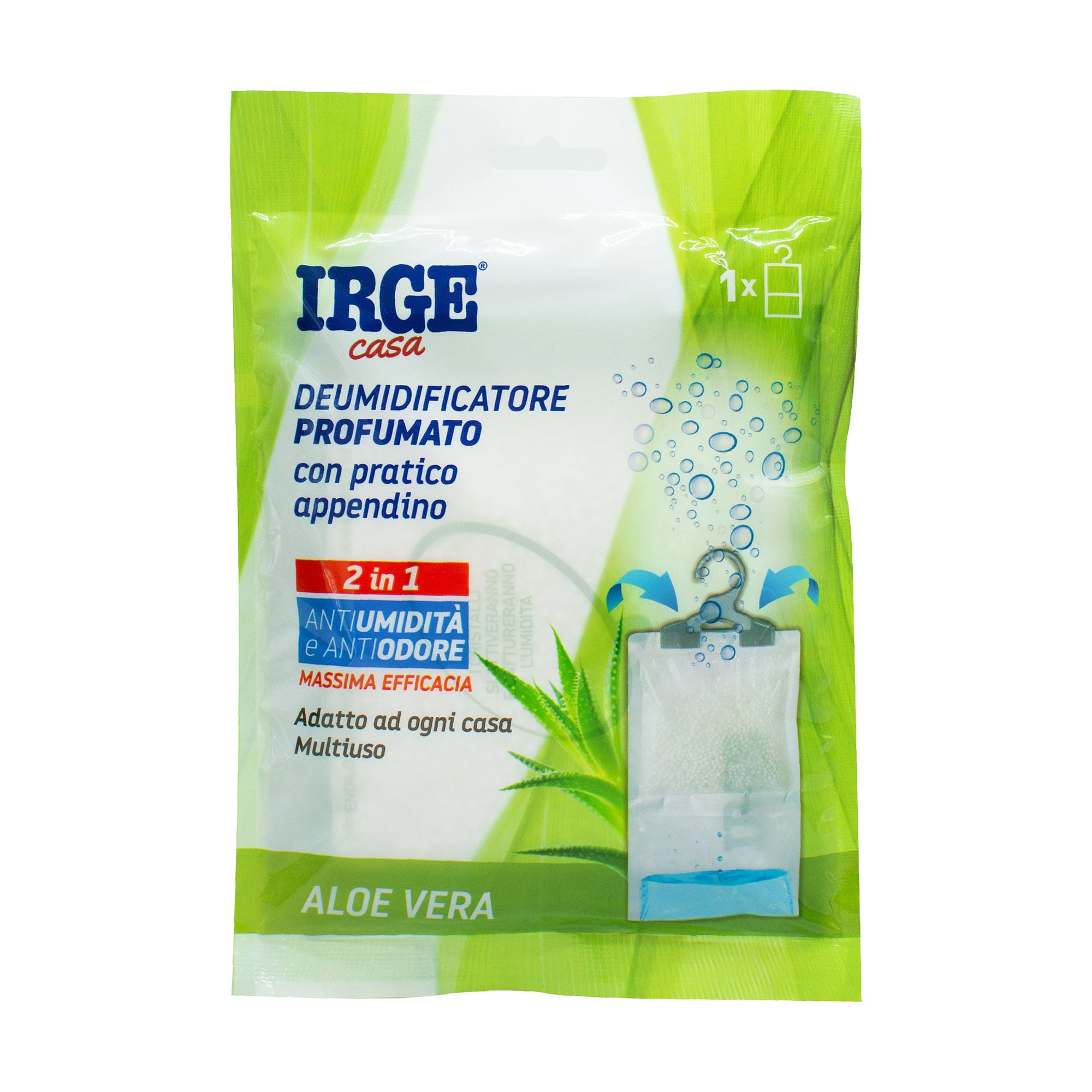 

Поглинач запаху та вологи Irge Алое вера, з підвіскою, 500 мл