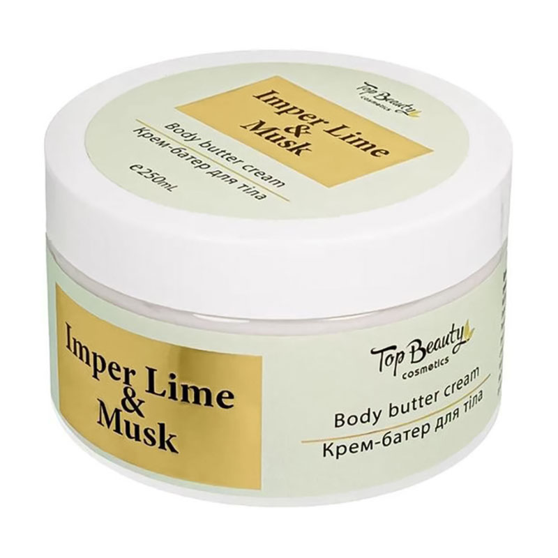 

Крем-батер для тіла Top Beauty Body Butter Cream, Imper Lime & Musk, 250 мл