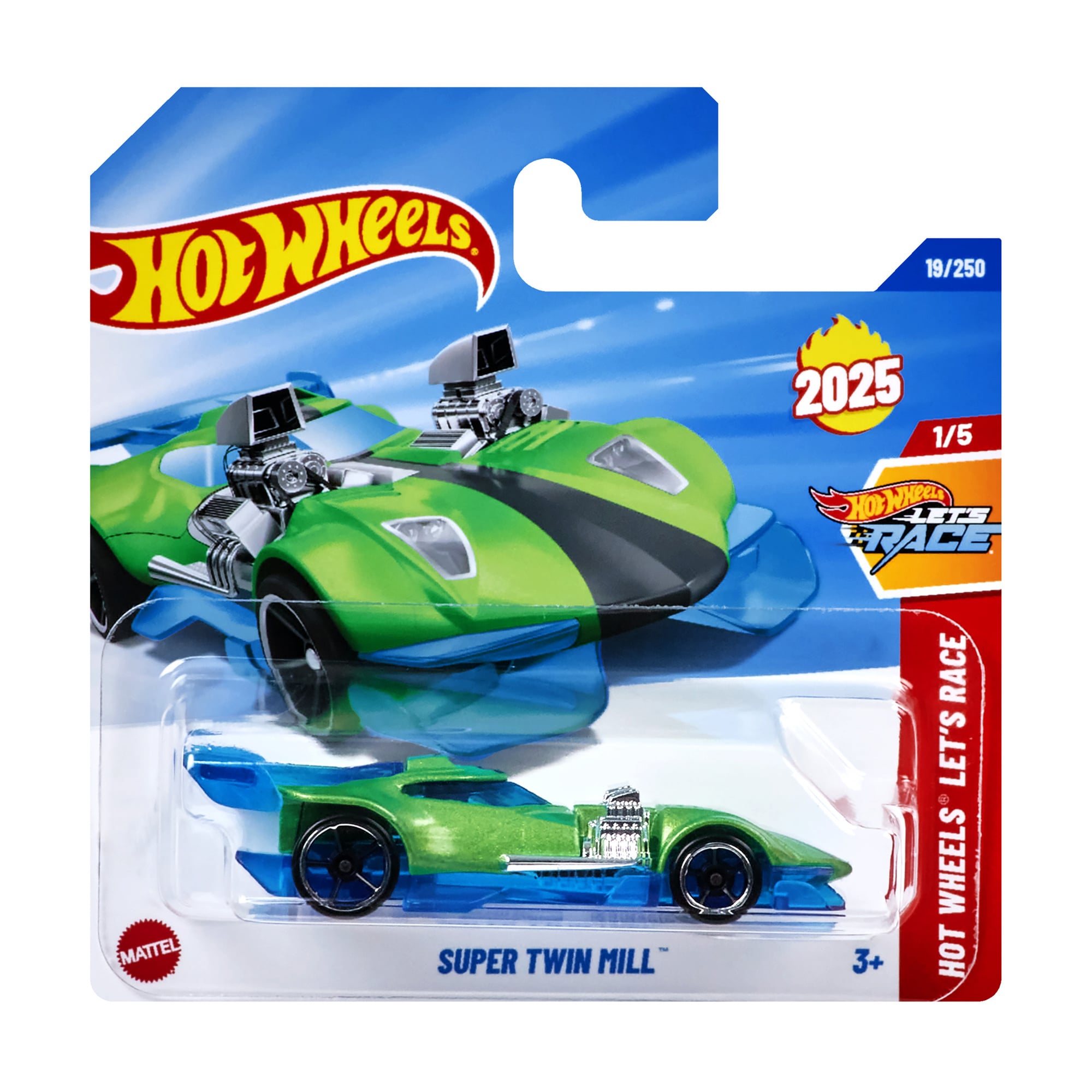 

Базовий автомобіль Hot Wheels Super Twin Mill, зелений, від 3 років, 11*3.5*11 см (5785)