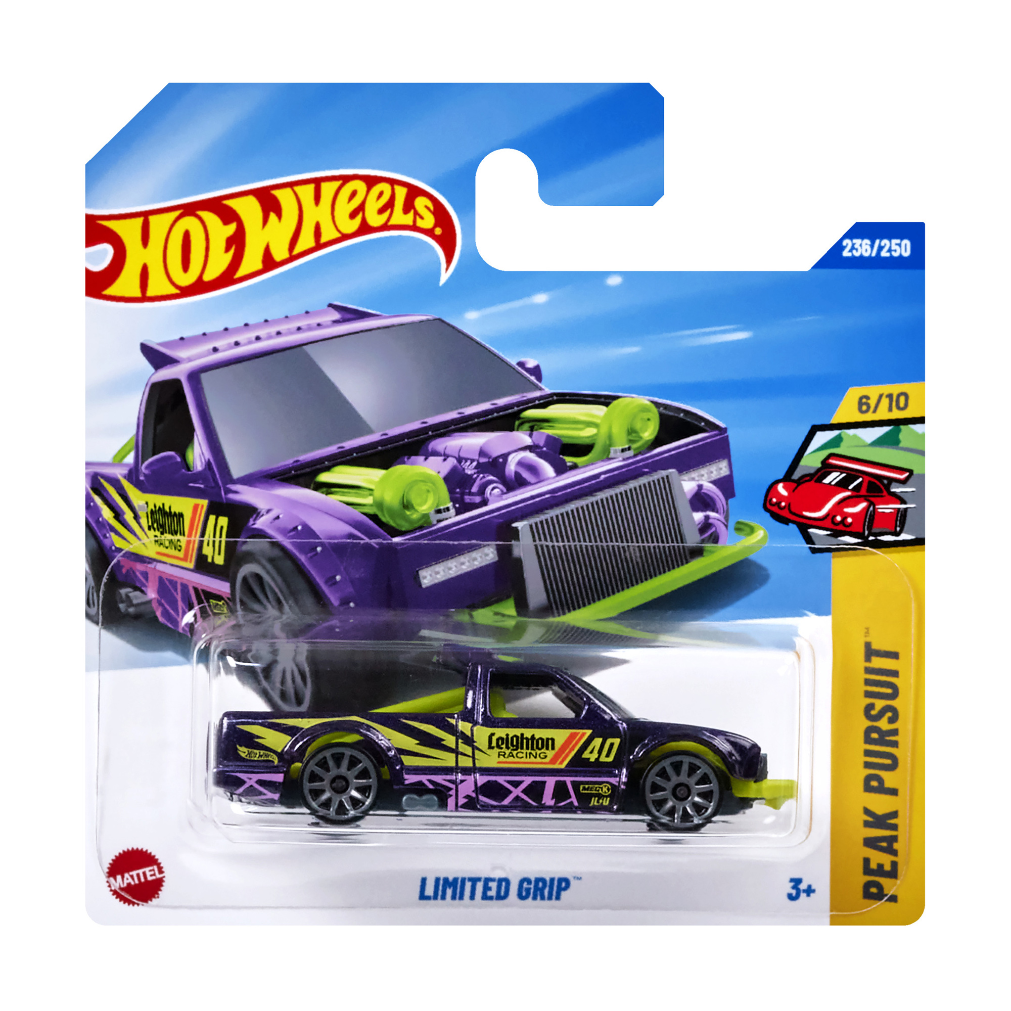 

Базовий автомобіль Hot Wheels Limited Grip, фіолетовий, від 3 років, 11*3.5*11 см (5785)