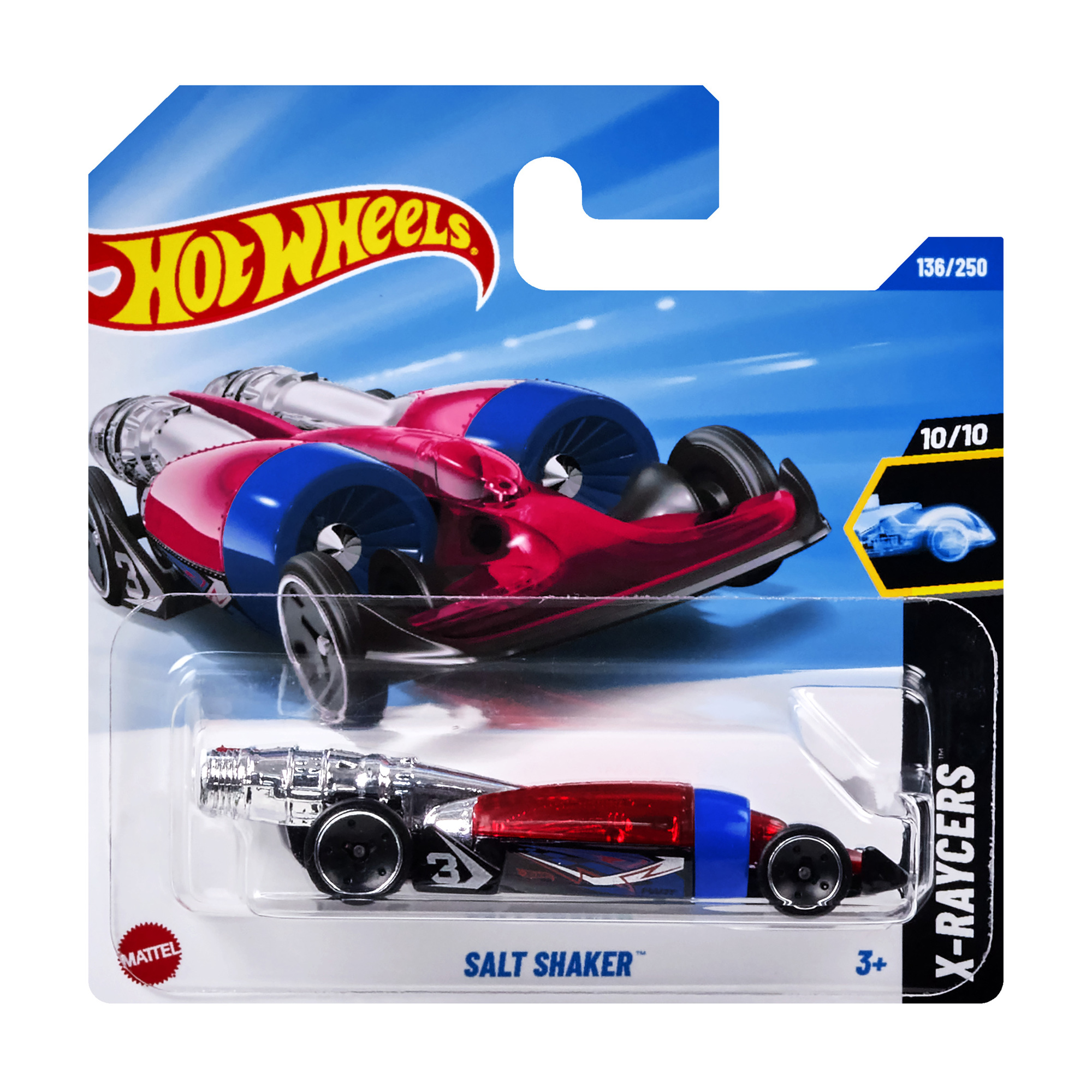 

Базовий автомобіль Hot Wheels Salt Shaker, червоний, від 3 років, 11*3.5*11 см (5785)