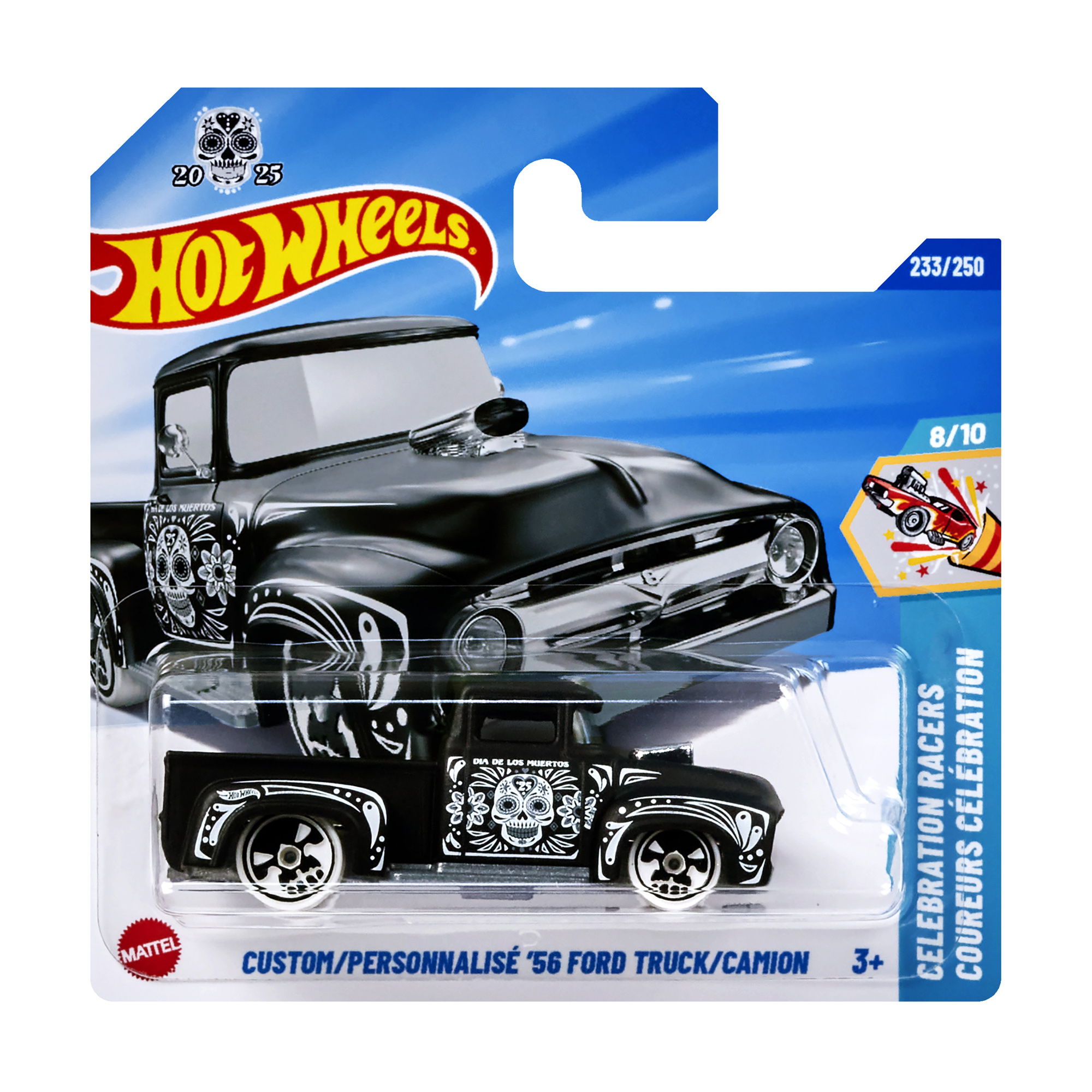 

Базовий автомобіль Hot Wheels Custom/Personnalize 56 Ford Truck/Camion, чорний, від 3 років, 11*3.5*11 см (5785)