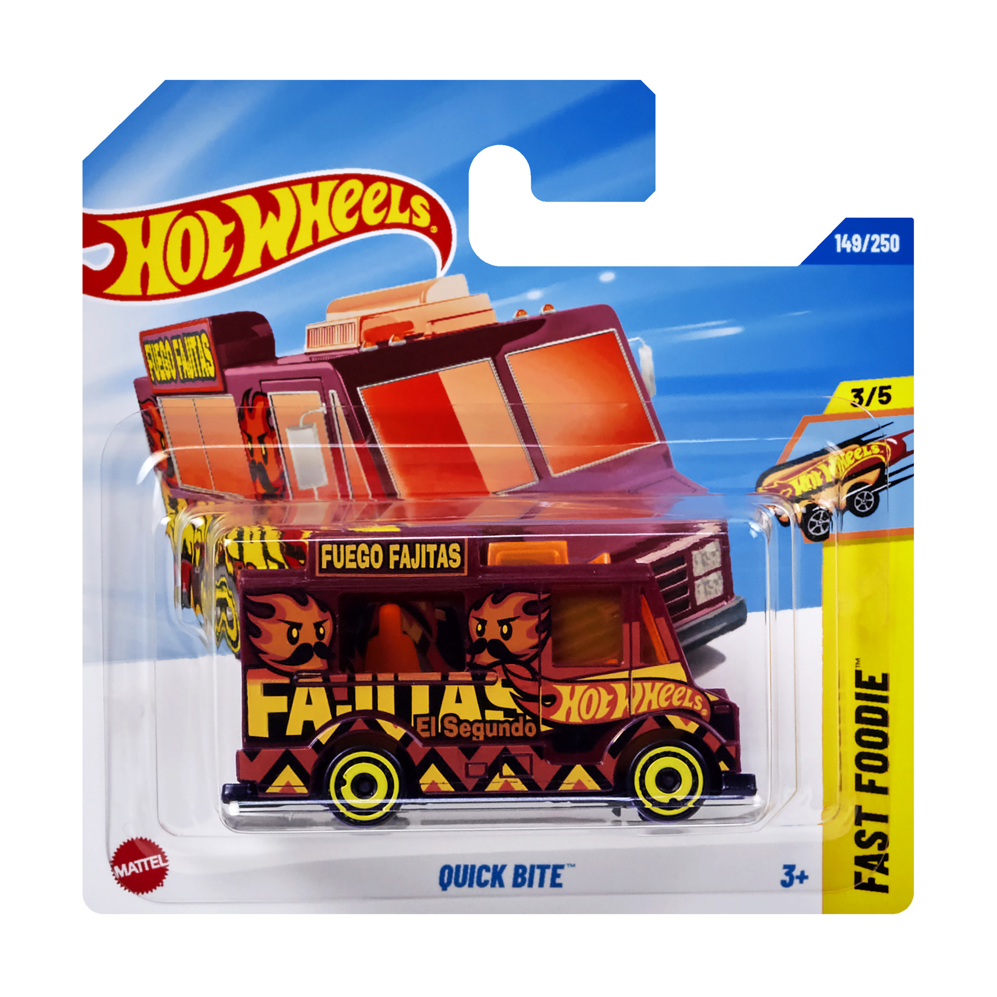 

Базовий автомобіль Hot Wheels Quick Bite, бордовий, від 3 років, 11*3.5*11 см (5785)