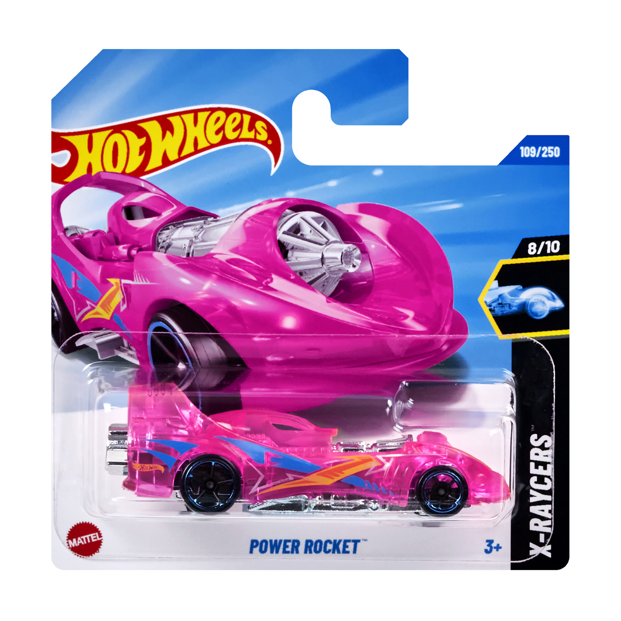 

Базовий автомобіль Hot Wheels Power Rocket, рожевий, від 3 років, 11*3.5*11 см (5785)