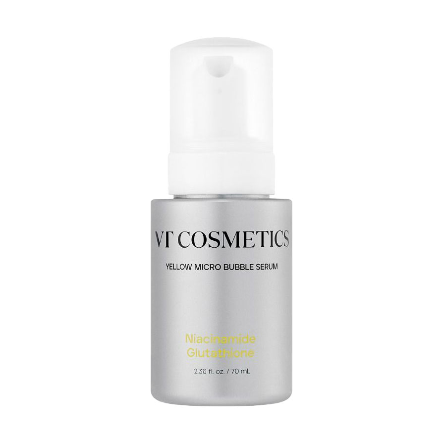 

Мікропінна сироватка для обличчя VT Cosmetics Niacinamide Glutathione Yellow Micro Bubble Serum з ніацинамідом та глутатіоном, 70 мл