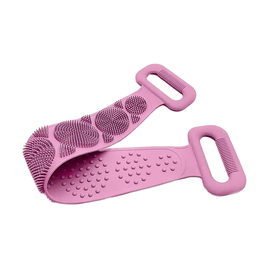 

Силіконова масажна мочалка для тіла Reclaire рожева