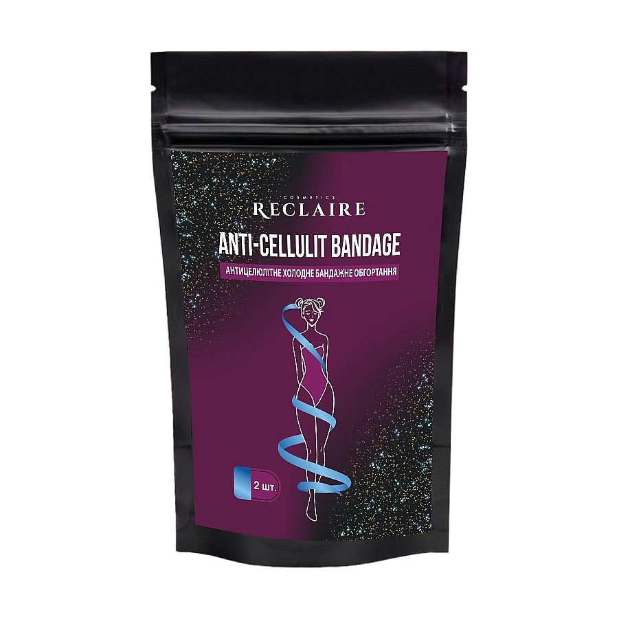 

Антицелюлітне холодне бандажне обгортання Reclaire Anti-Cellulit Bandage, 2 шт